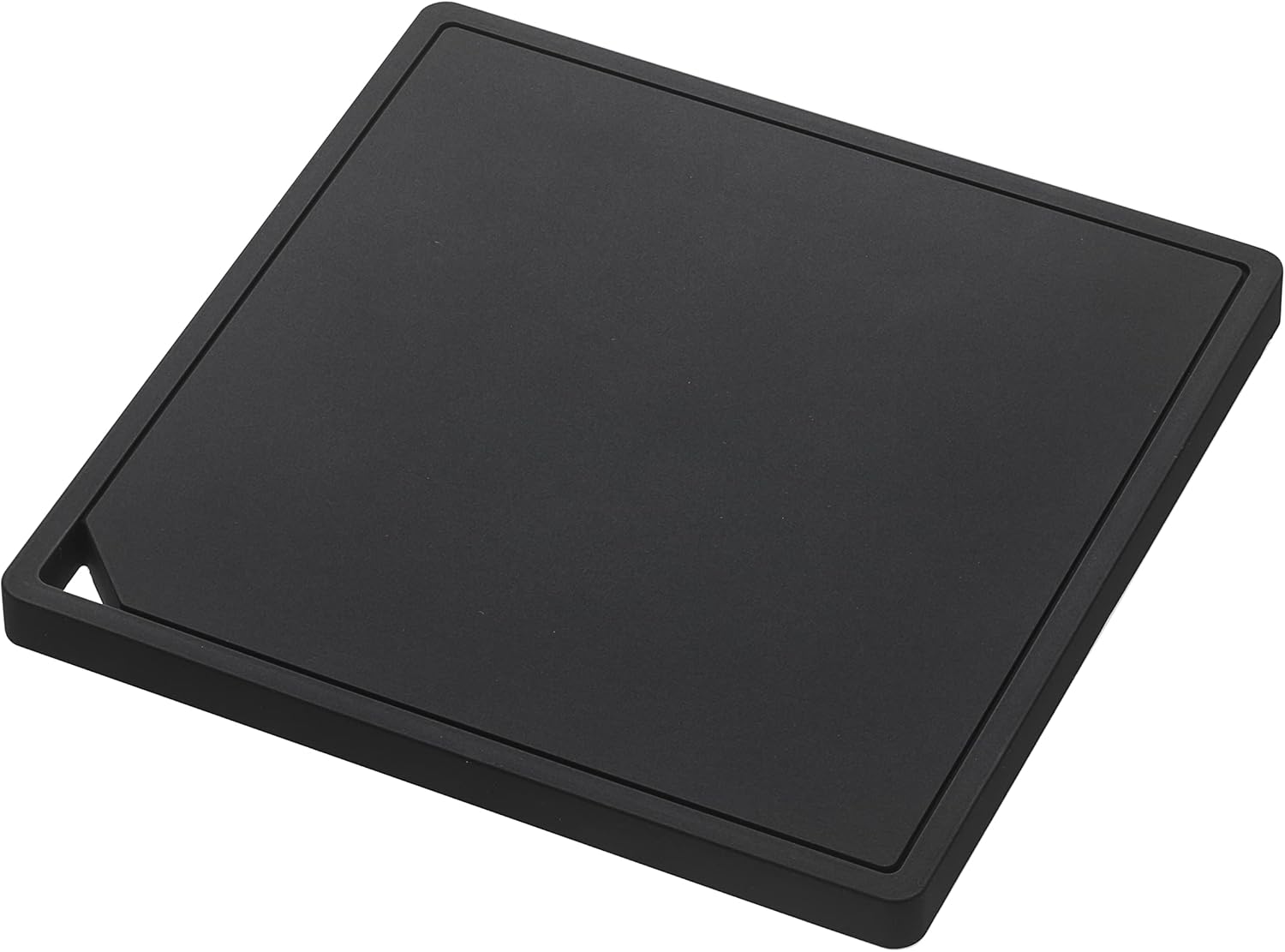 YAMAZAKI Home Tower – Salvamanteles cuadrados, color negro
