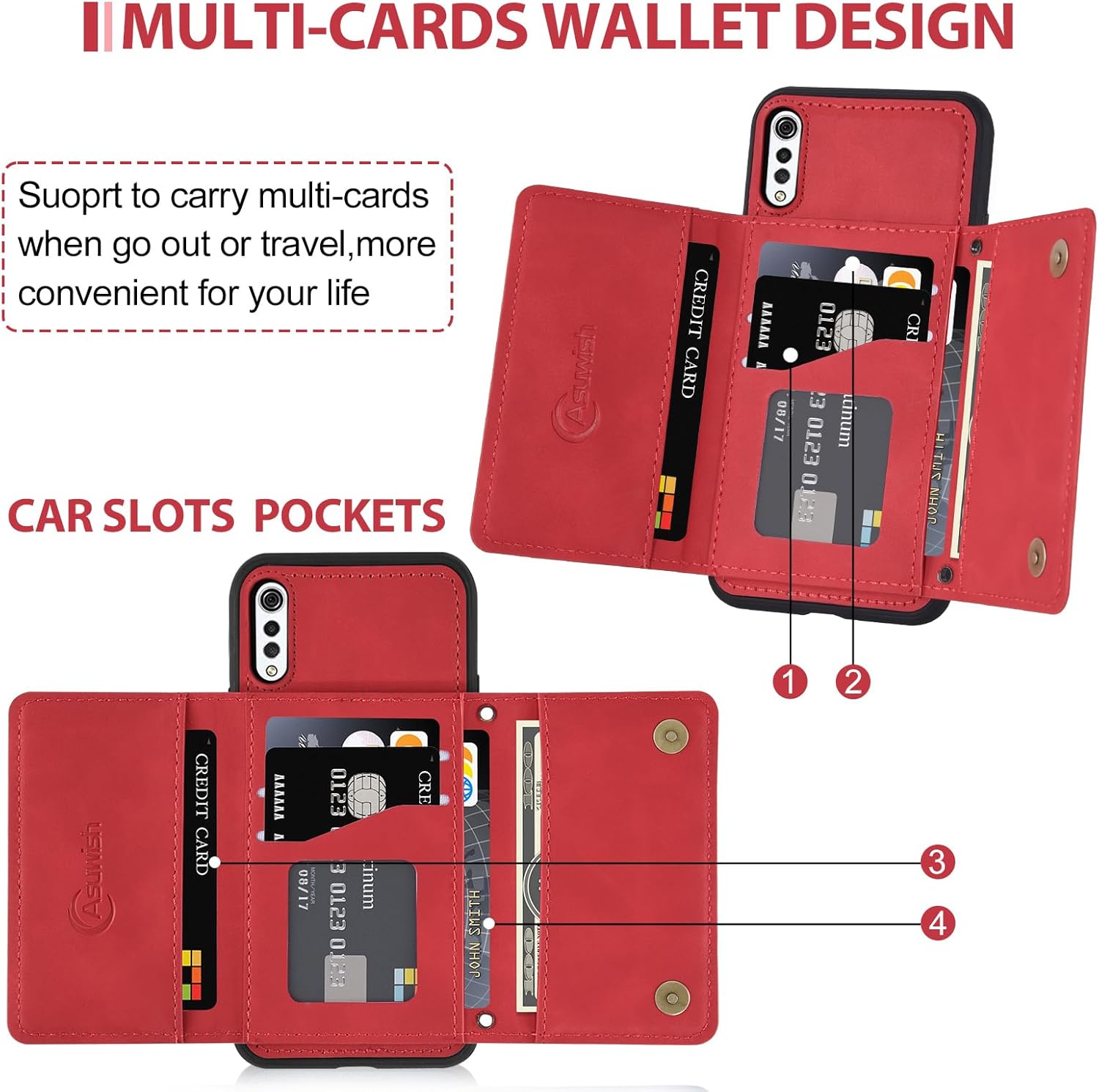 Asuwish Funda de teléfono para LG Velvet 5GLGVelvet Verizon G5 UW T-mobile 2020 Funda tipo cartera con protector de pantalla de vidrio templado y