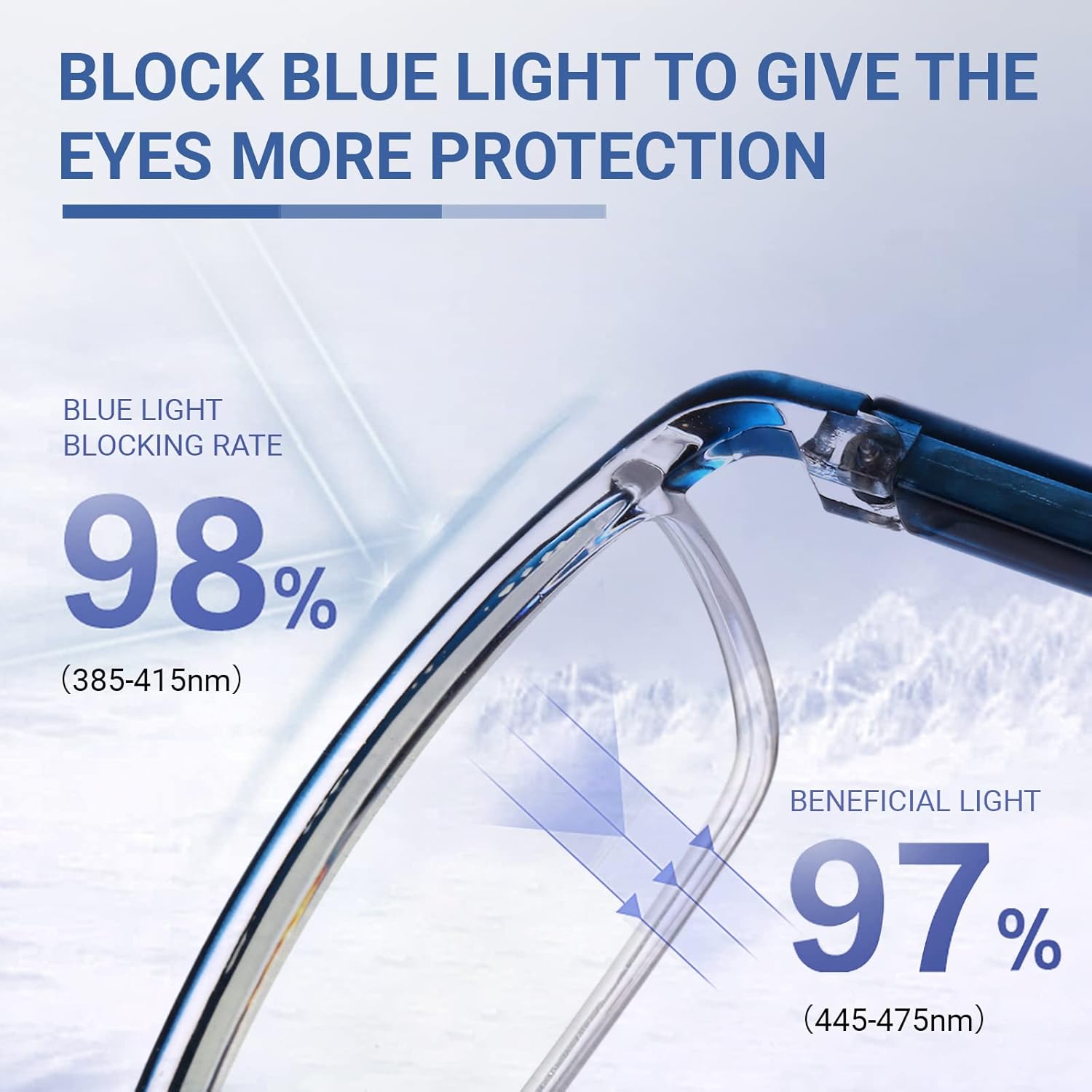 TERAISE Gafas de lectura de luz anti-azul de la moda hombres mujeres lector de computadora