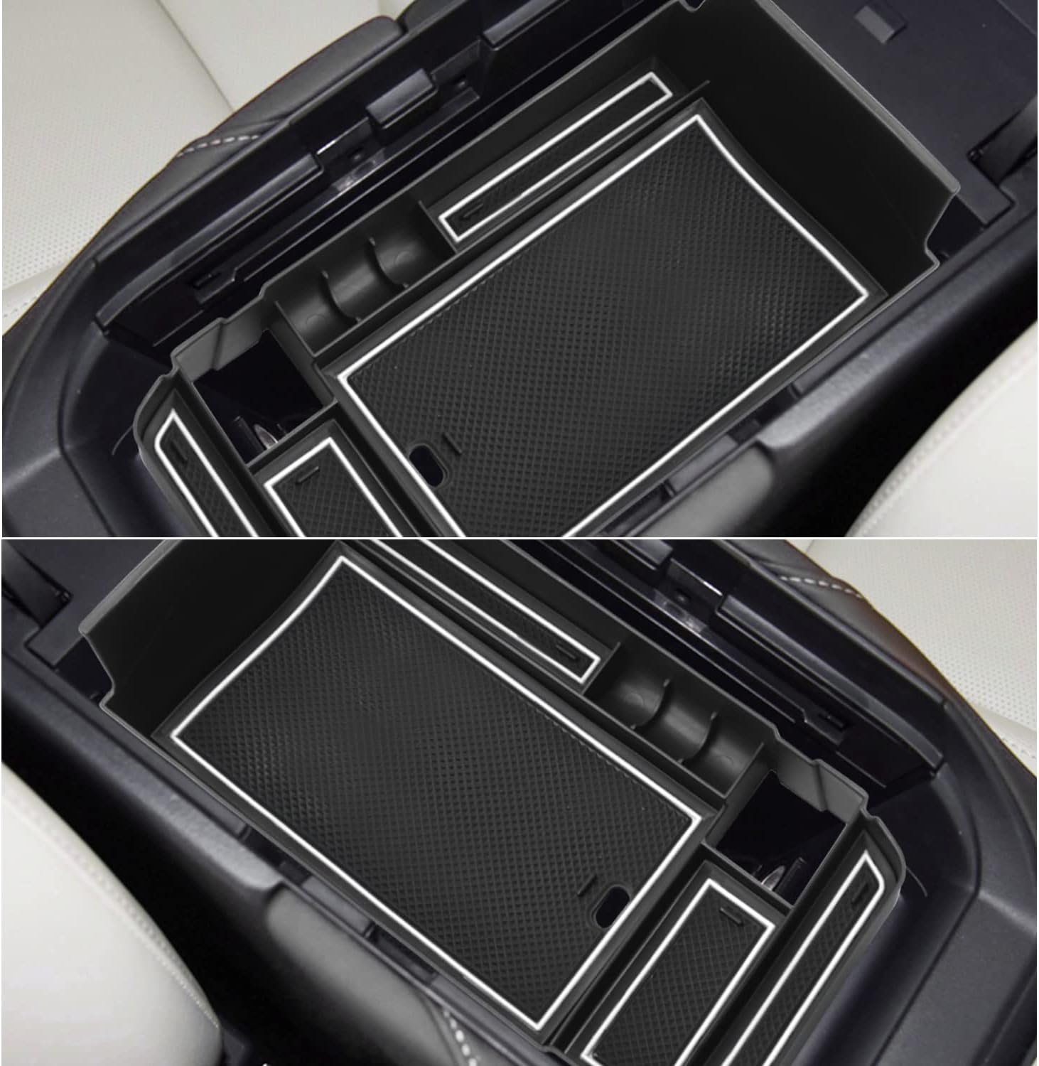 Ruiya Organizador de consola central para CX 30 2020-2024, Mazda CX 30, accesorios CX30, consola central, material ABS, bandeja de consola central