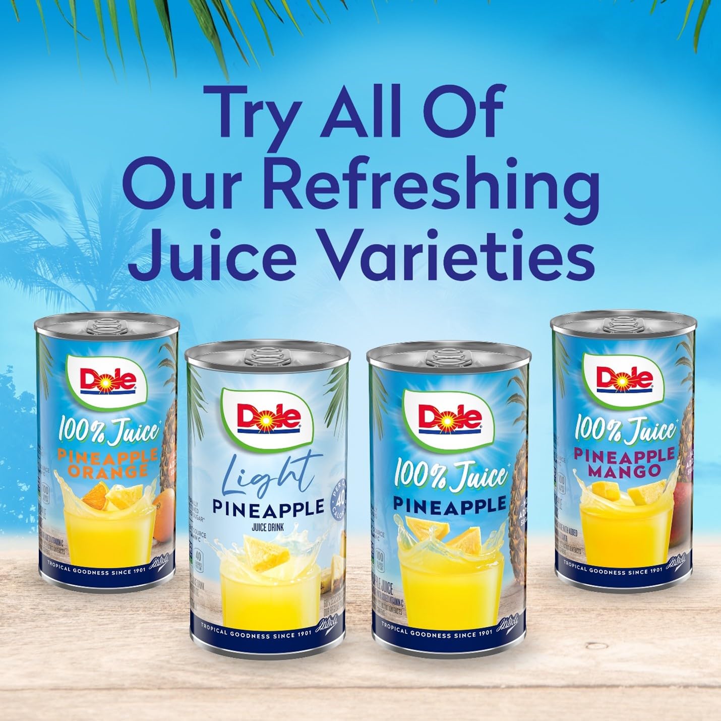 Dole – 100% jugo, piña, latas de 46 onzas (paquete de 6)