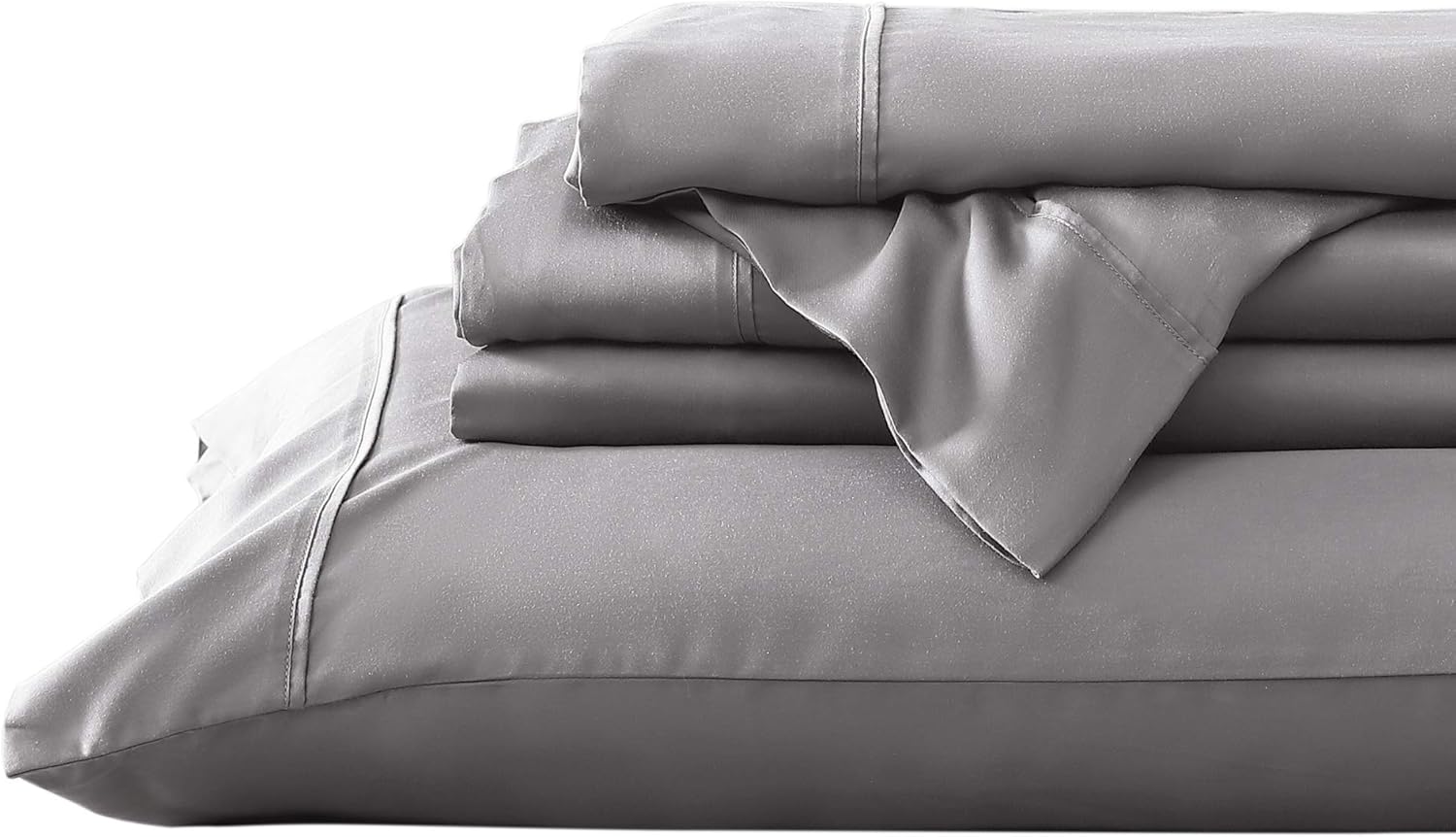 Valeron Juego de sábanas de 100 % Tencel modal satinado, lujosamente suave, transpirable, refrescante, fibra de haya tamaño California King, color