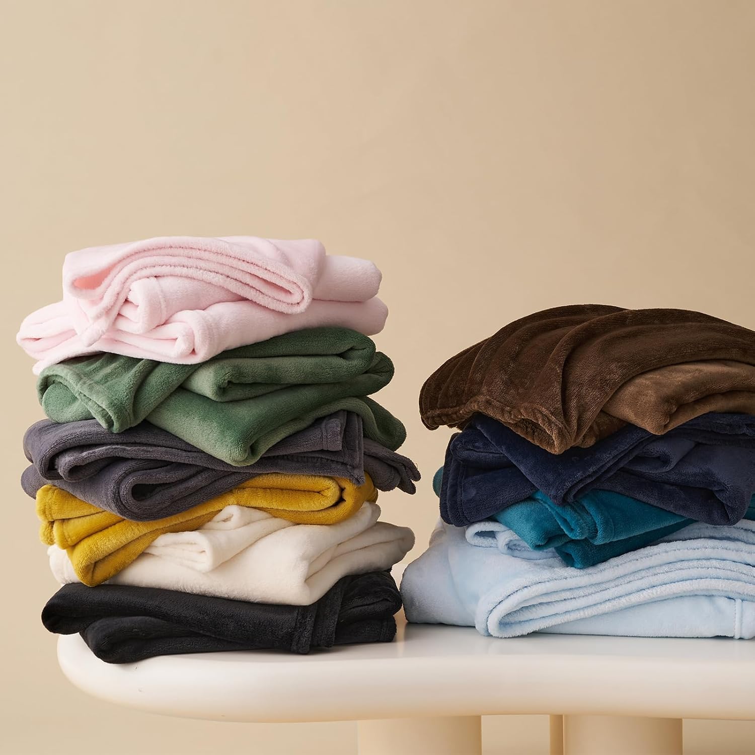 CozyLux – Manta de forro polar de 9.17ozm para todas las estaciones, muy suave, mullida, acogedora y lujosa, para decoración del hogar, sofá,
