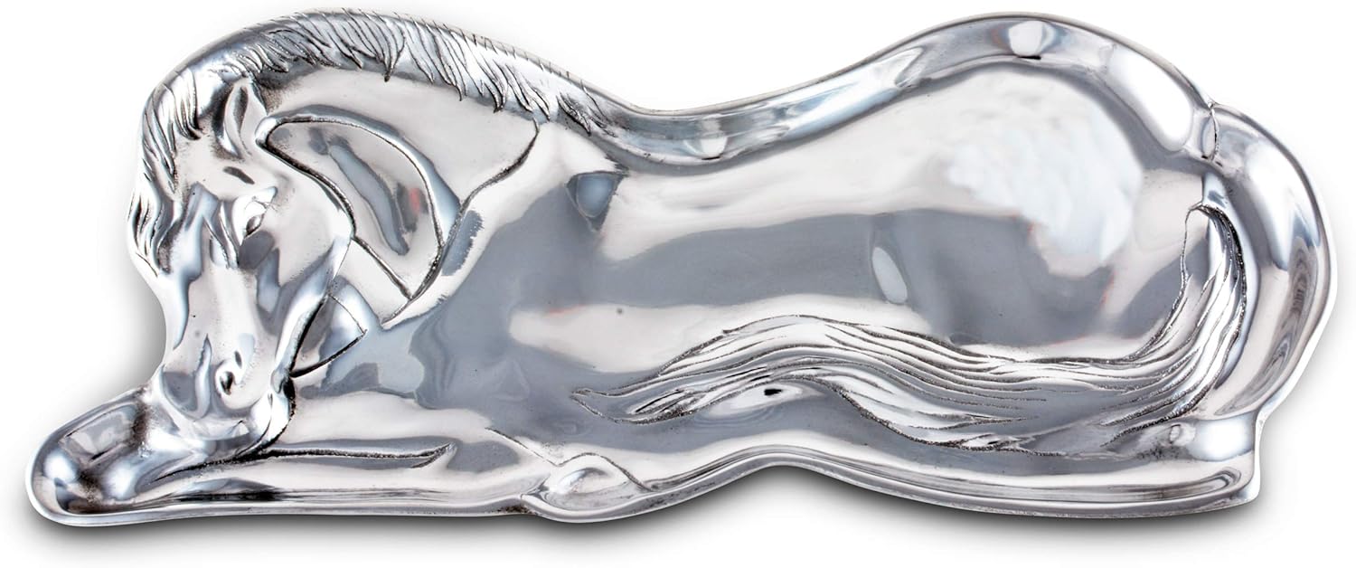 Arthur corte caballo Figural Bandeja 6″ x 12″