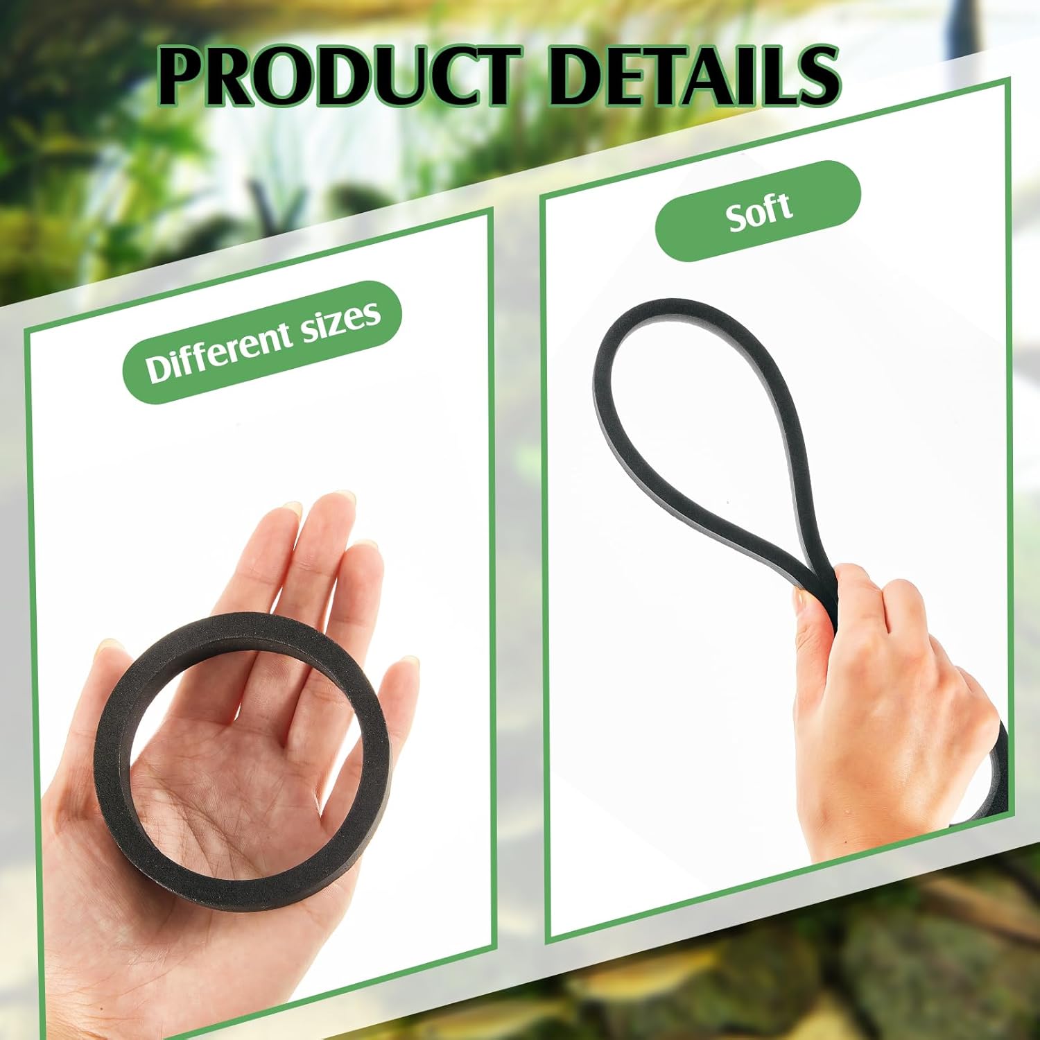 Pangda 10 anillos flotantes para acuario, anillo de alimentación de peces, corral de plantas flotantes para mantener las plantas de alimentos en su