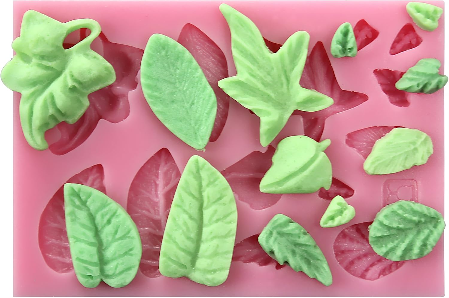 Funshowcase Sugarcraft – Molde de silicona para hojas