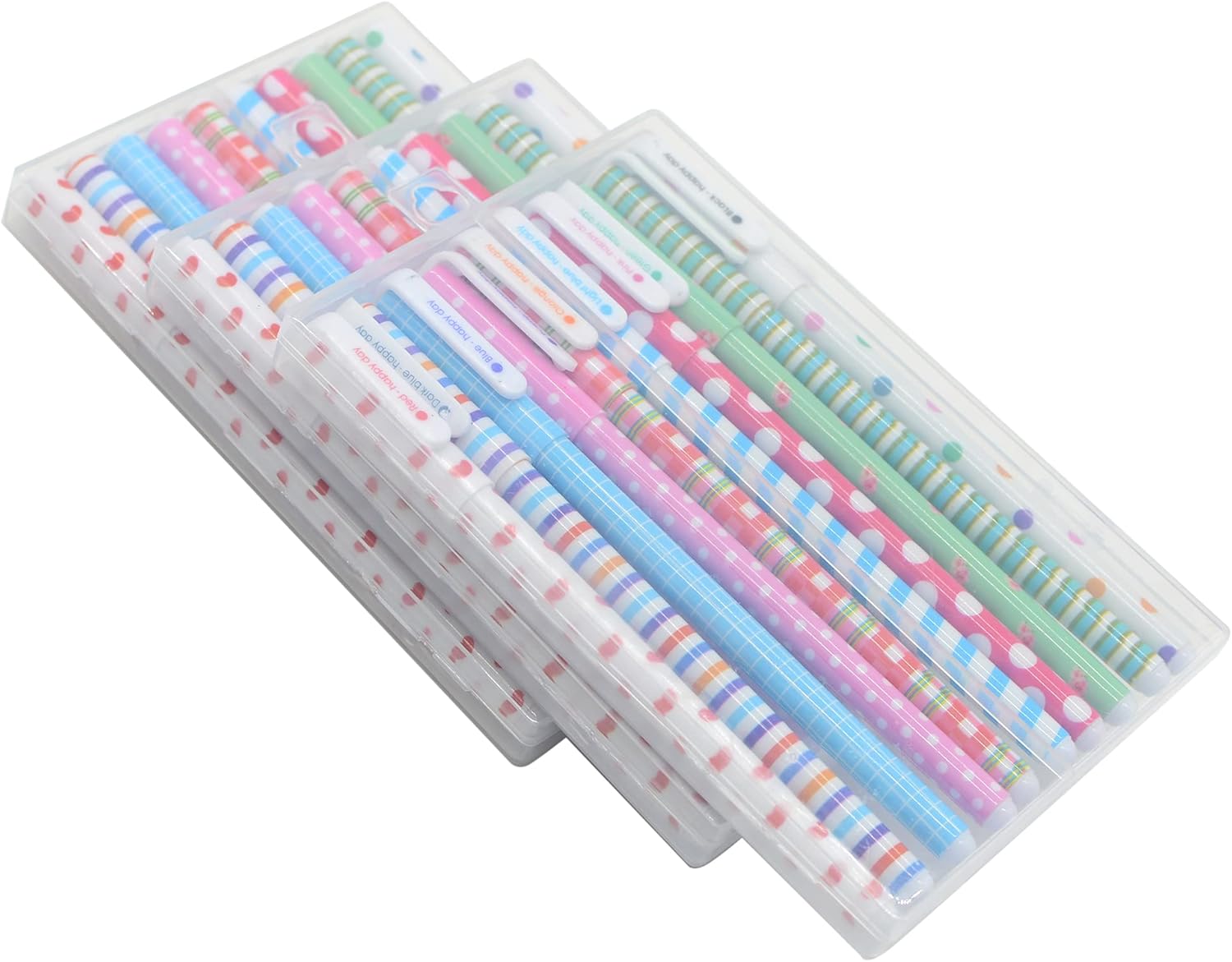 Yansanido Suministros de oficina Kawaii – Bolígrafos lindos, 30 bolígrafos de colores de 0.015 in, bolígrafos de gel, punta fina para bolígrafo