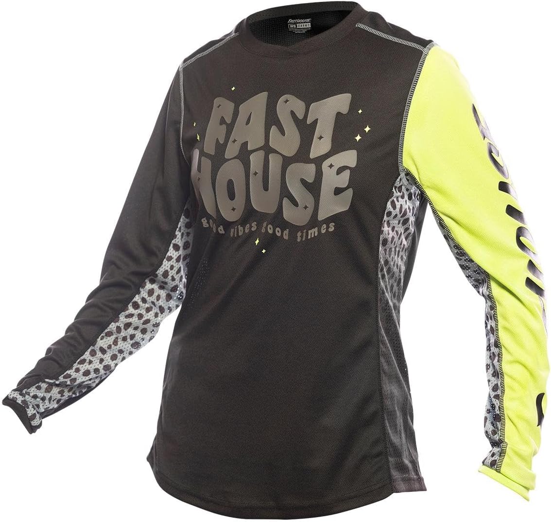 FASTHOUSE Camiseta Grindhouse Zenith para mujer, color negro