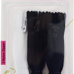 Uniware 3 Cremallera invisible (7-Inch Nylon, 2 qt. Negro, 1 qt. Blanco) Uniware 3 Cremallera invisible (7-Inch Nylon, 2 qt. Negro, 1 qt. Blanco)