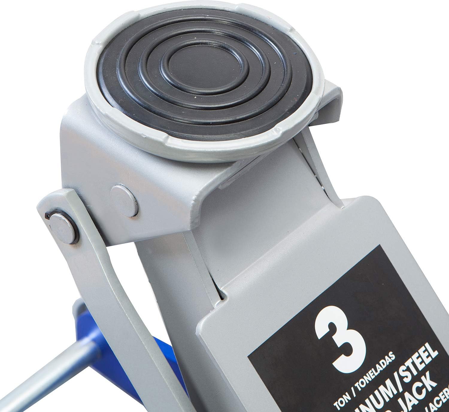 TCE AT830011LU Torin Gato hidráulico de bajo perfil de aluminio y acero para piso de carreras con bomba de elevación rápida de doble pistón,