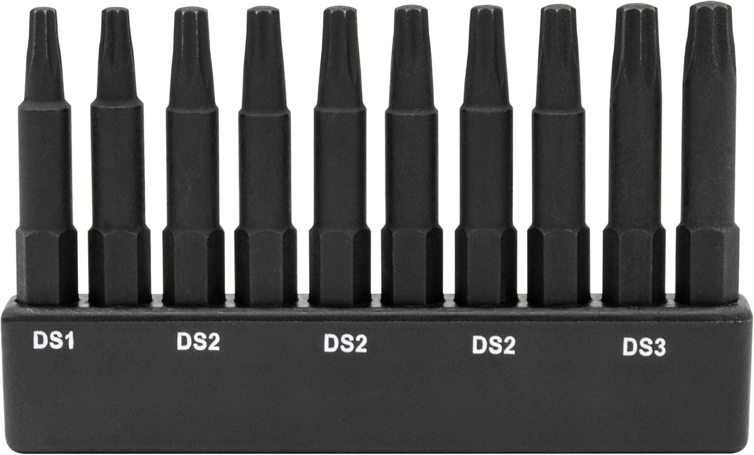Railer – Juego de brocas cuadradas dobles de 8 puntos. Railer Premium S2 Steel 2 pulgadas 8 spline Juego de brocas cuadradas dobles con un soporte