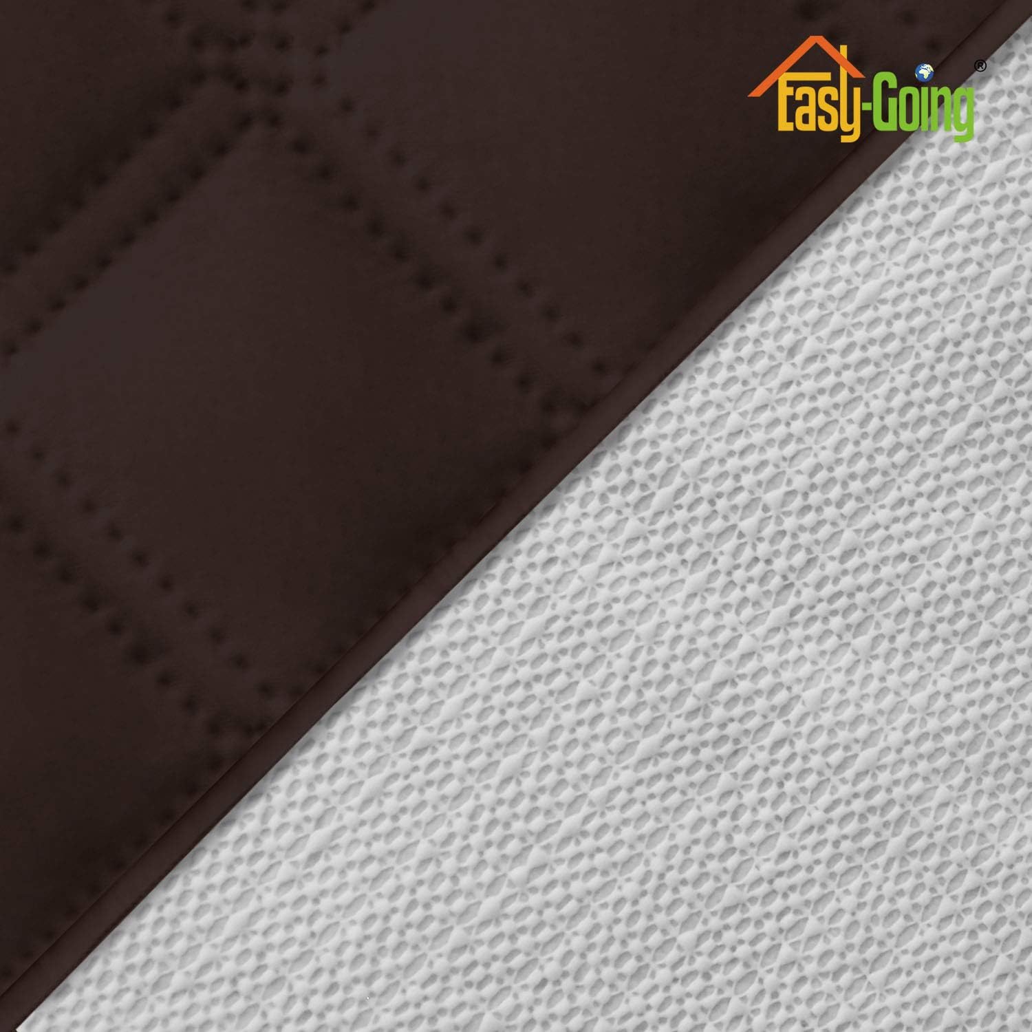 Easy-Going Funda para sofá, funda de sofá biplaza, impermeable, lavable, para sofá de 2 cojines, tela antideslizante, protector de muebles con