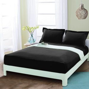 Mocassi – Sábana bajera ajustable de tamaño King, fresca, profunda caída lateral de hasta 16 pulgadas, 1800 hilos, suave, resiste arrugas, una Mocassi – Sábana bajera ajustable de tamaño King, fresca, profunda caída lateral de hasta 16 pulgadas, 1800 hilos, suave, resiste arrugas, una