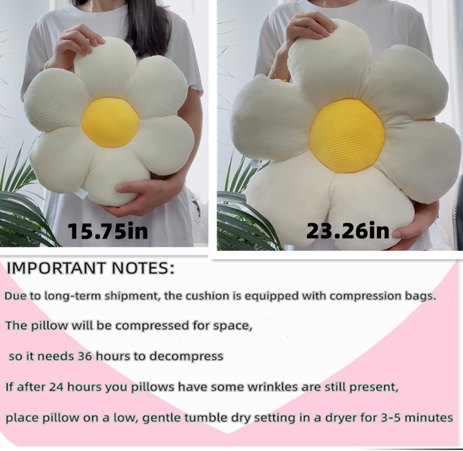 Almohada de flores, cojín en forma de flor para asiento de seis pétalos de 15.75 pulgadas, almohada de felpa de flores verdes, almohadas de piso,
