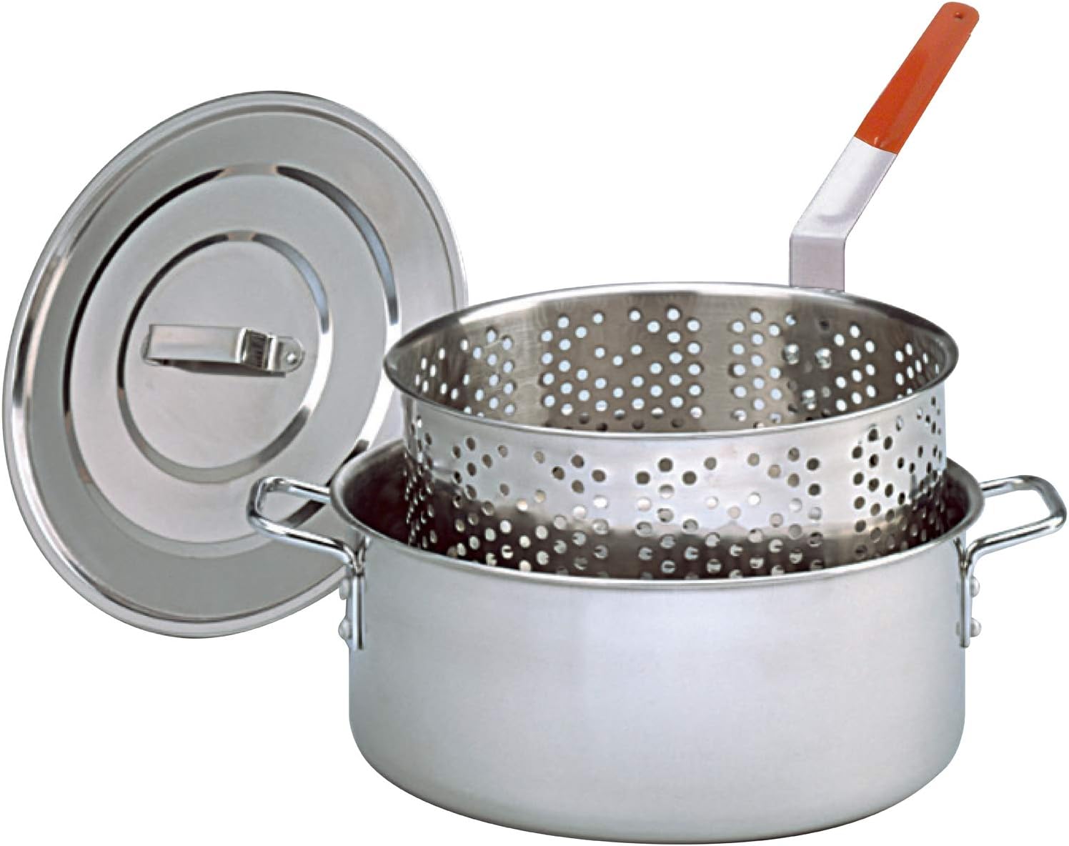 King Kooker KK2S – Sartén profunda de acero inoxidable con tapa