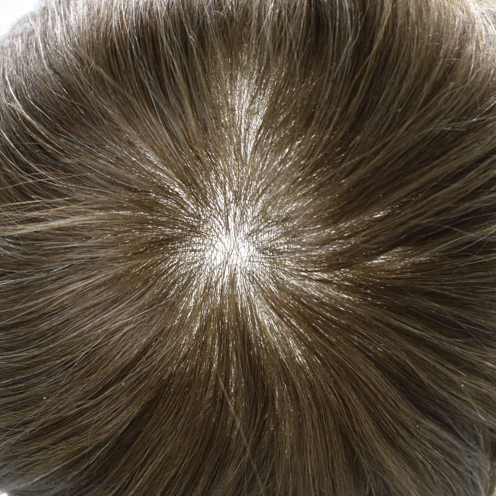 Tupé para hombre, pieza de cabello humano real, sistema de reemplazo para hombres, piel ultrafina, tupé, línea capilar natural, tupé para hombre,