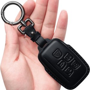 Tukellen Compatible con Range Rover – Funda de piel para llavero con carcasa de llavero compatible con Range Rover Evoque Velar Sport Discovery Tukellen Compatible con Range Rover – Funda de piel para llavero con carcasa de llavero compatible con Range Rover Evoque Velar Sport Discovery