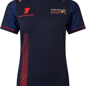 Red Bull Camiseta Racing F1 para mujer 2023 Max Verstappen Team Red Bull Camiseta Racing F1 para mujer 2023 Max Verstappen Team