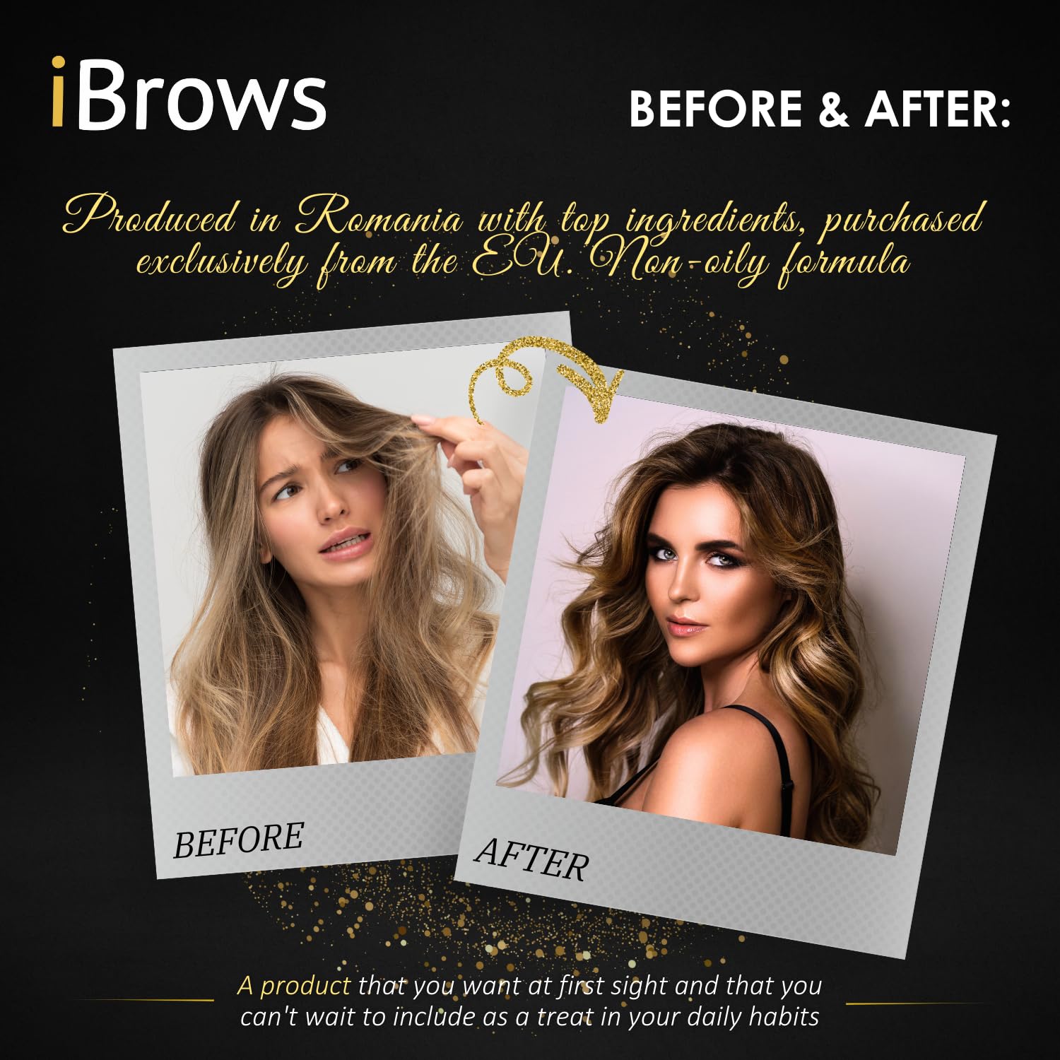 ReHair by iBrows – Suero de crecimiento del cabello – Suero de lujo para cabello dañado – Anti pérdida de cabello – Regulador de sebo –