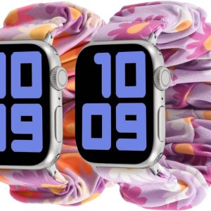 Scrunchie Band for Kids Apple Watch Band Compatible with iWatch Series 87654321SE 38404142444549mm,Cute Stretchy Fabric Strap,Designed for children Scrunchie Band for Kids Apple Watch Band Compatible with iWatch Series 87654321SE 38404142444549mm,Cute Stretchy Fabric Strap,Designed for children