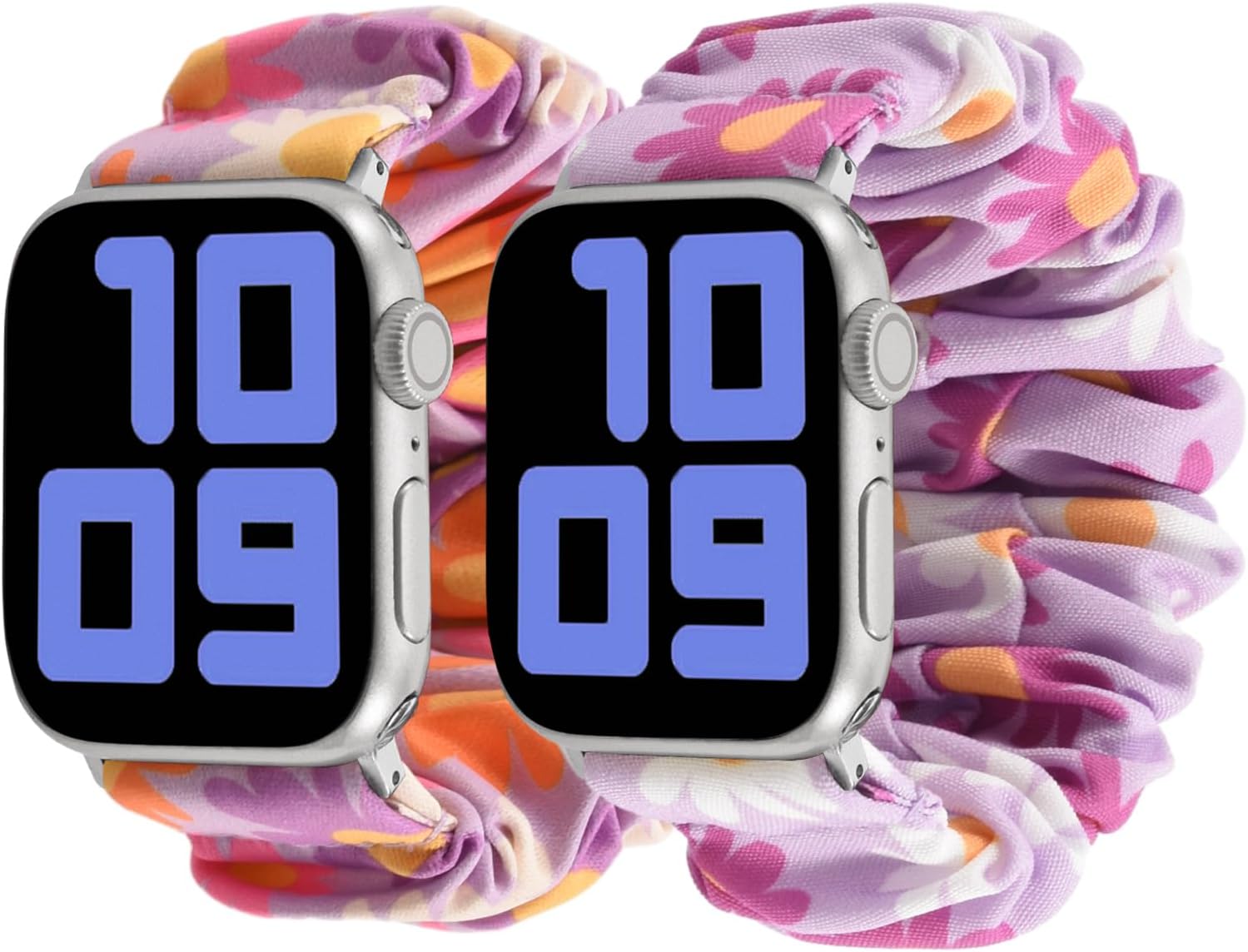 Scrunchie Band for Kids Apple Watch Band Compatible with iWatch Series 87654321SE 38404142444549mm,Cute Stretchy Fabric Strap,Designed for children