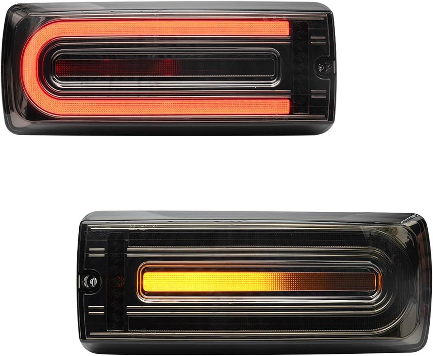 NSLUMO Luces traseras dinámicas LED estilo W463A W464 para Mercedes Clase G Benz G500 G550 G55 G63 AMG LED completo señal de giro secuencial