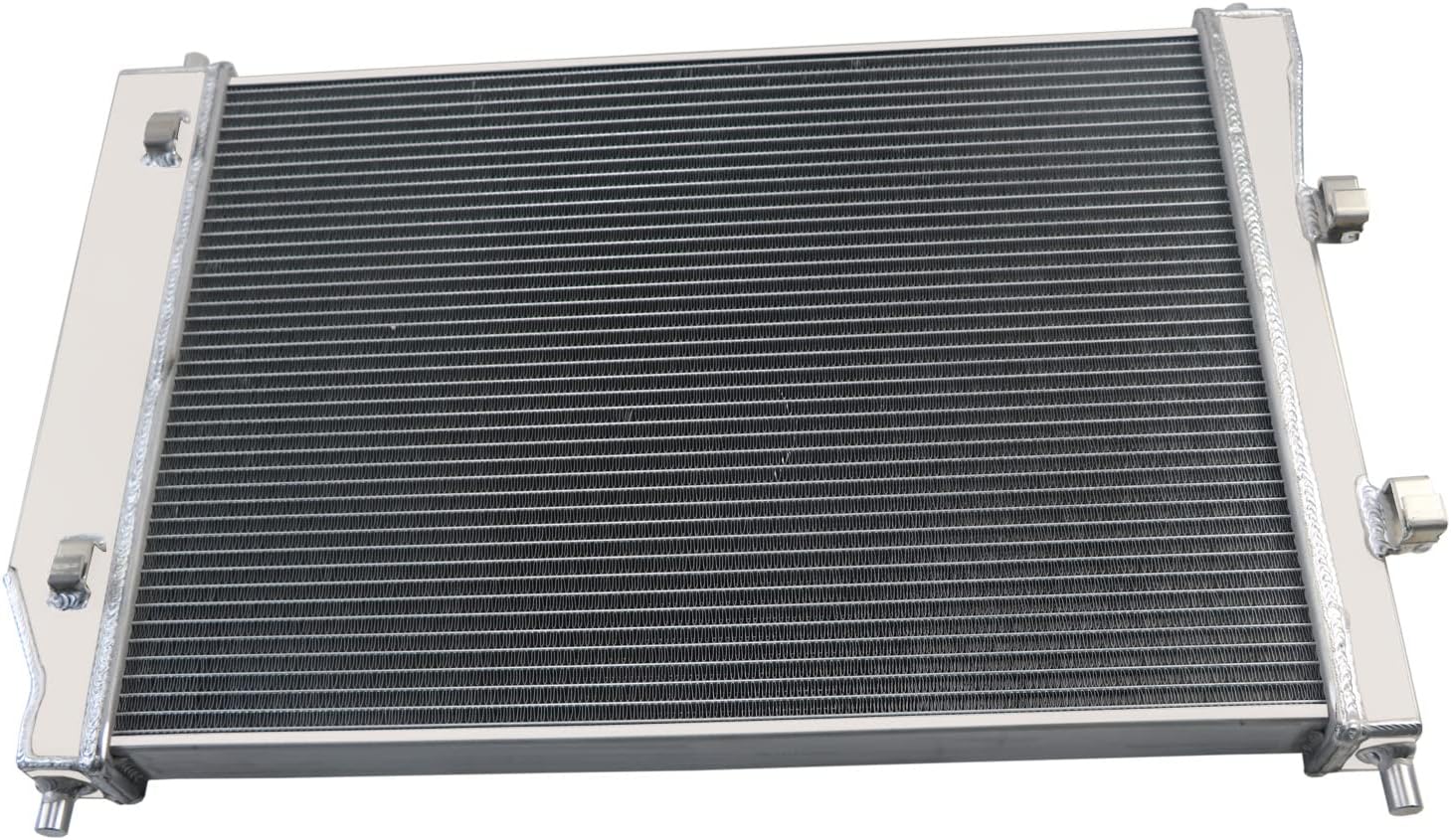 Radiador de aluminio de 4 filas compatible con Chevy Corvette C6 SSR 2003-2013 2004 2005 2006 2007 2008 2009 2010 2011 2012 5.3L 6.0L 6.2L 7.0L V8