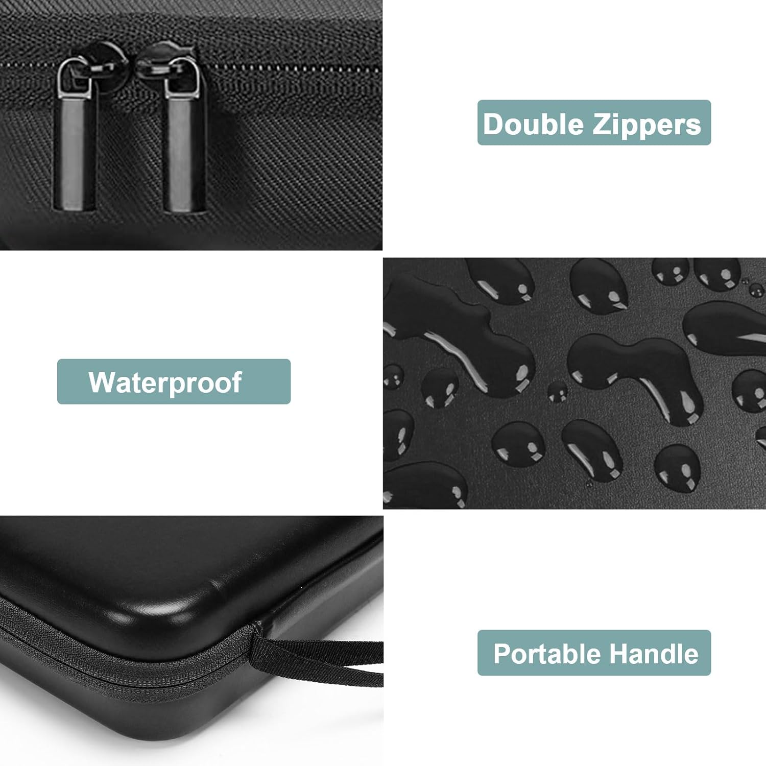 MOSISO Funda para cámara compatible con Sony ZV-1  ZV-1F  ZV-1 II Vlog y kit de accesorios para vlogger trípode, funda de transporte de EVA