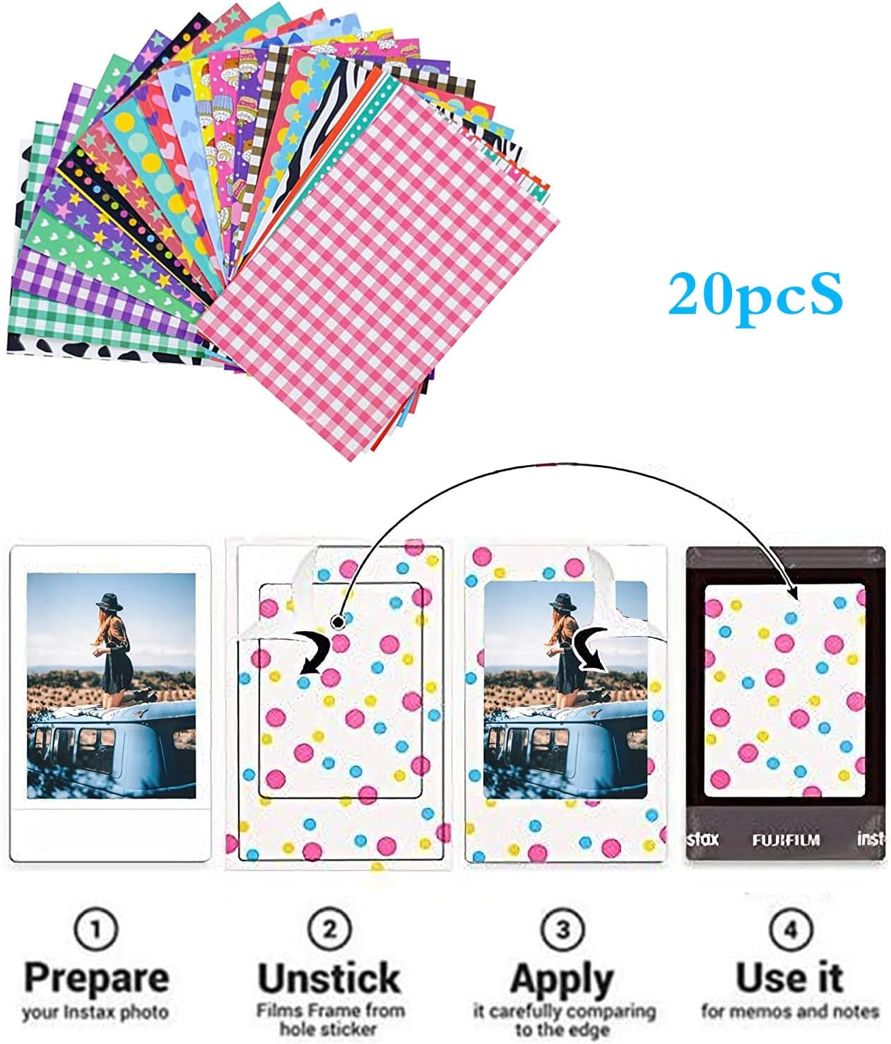 BigTrend – Mini álbum de fotos de 64 bolsillos para cámara instantánea Fujifilm Instax Mini 7s 8 8+ 9 25 26 50s 70 90 (Galaxy-4, 64 bolsillos)
