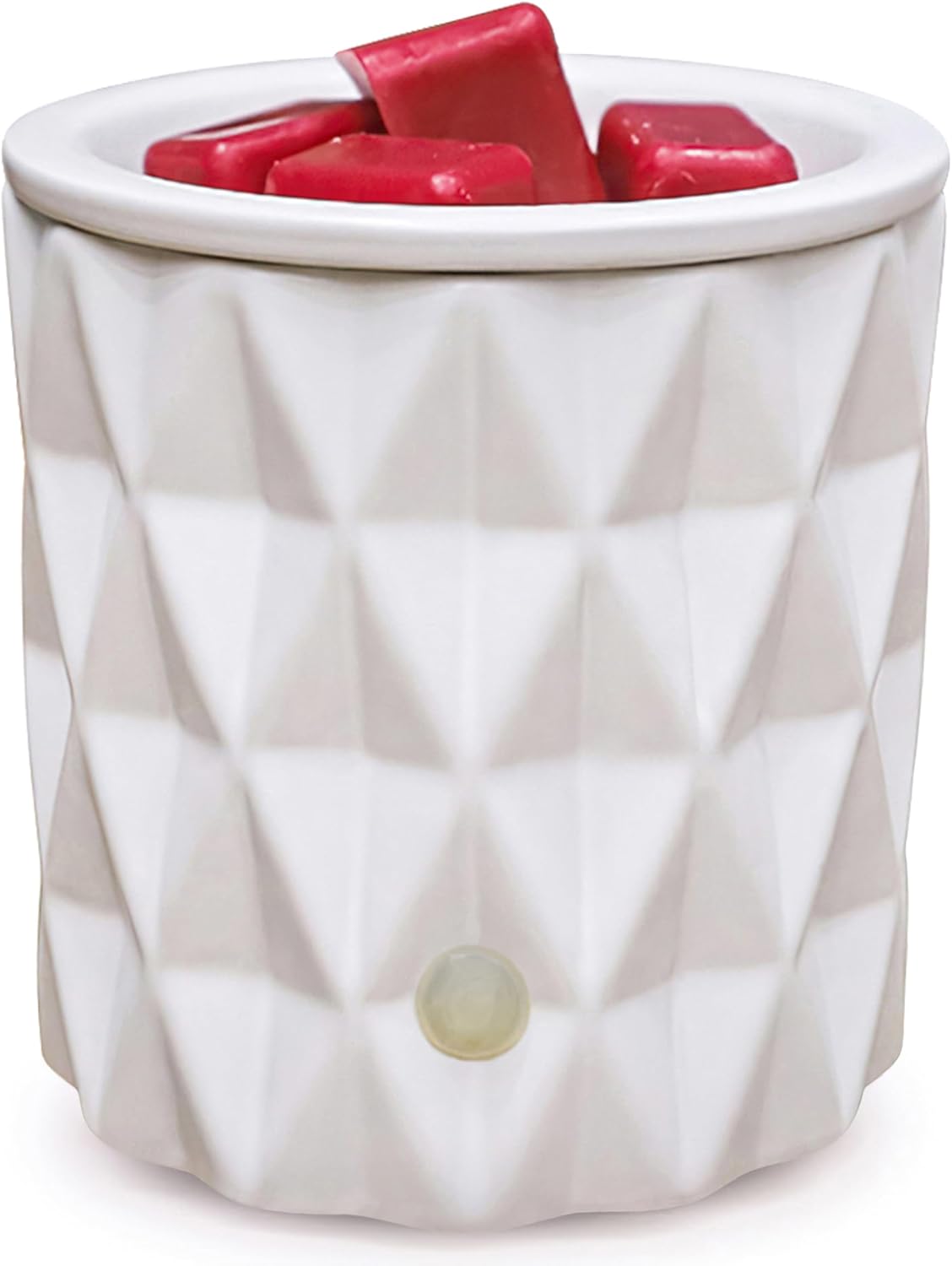 CVHOMEDECO. Calentador eléctrico de velas y fragancias 2 en 1 para velas perfumadas, cera derretida y tartas para refrescar la habitación, idea para