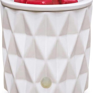 CVHOMEDECO. Calentador eléctrico de velas y fragancias 2 en 1 para velas perfumadas, cera derretida y tartas para refrescar la habitación, idea para CVHOMEDECO. Calentador eléctrico de velas y fragancias 2 en 1 para velas perfumadas, cera derretida y tartas para refrescar la habitación, idea para