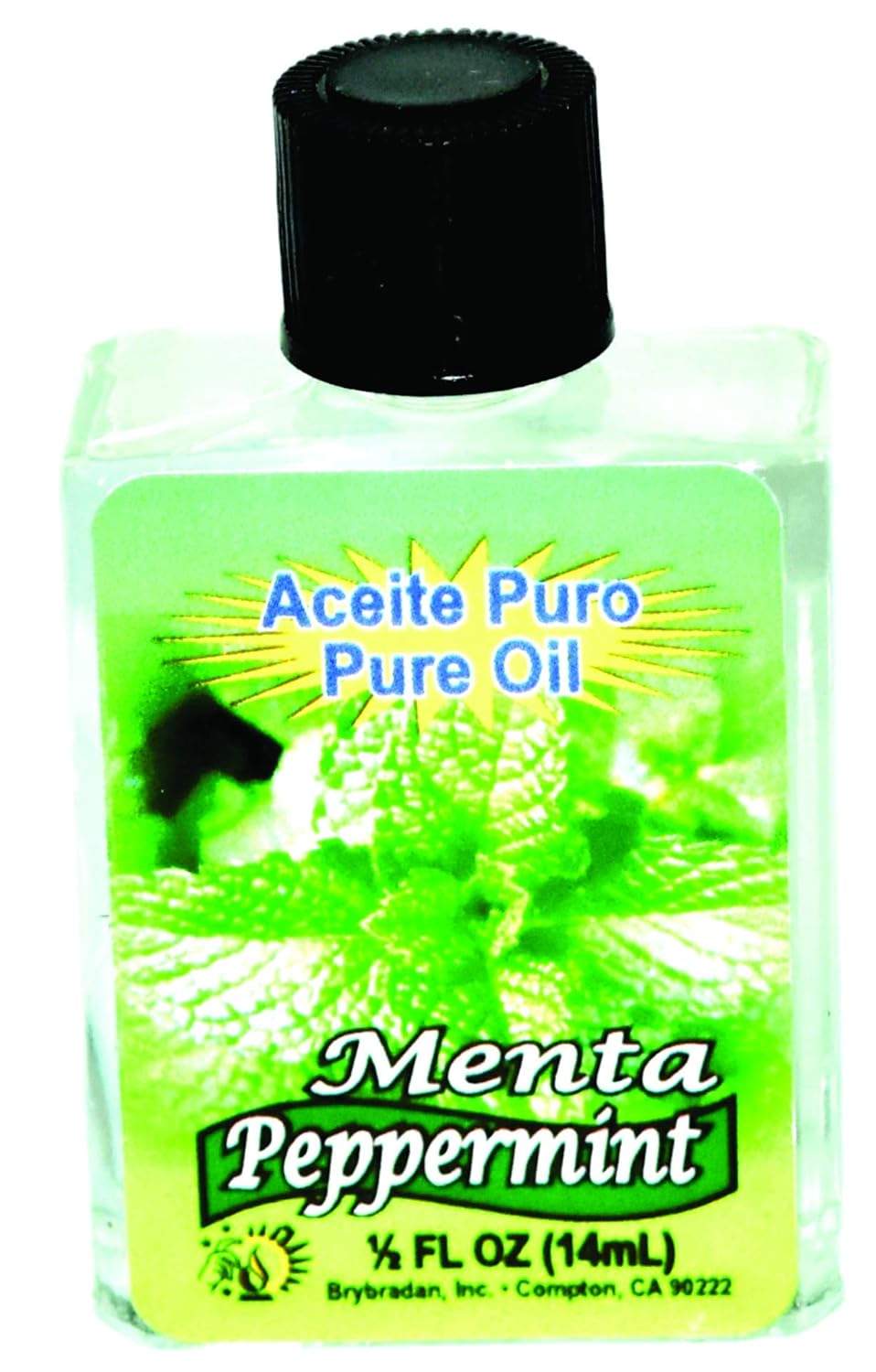 3 PIEZAS ACEITE PURO DE BRYBRADAN MENTA MENTA ACEITE PURO  FL.OZ. (14.7 ML)