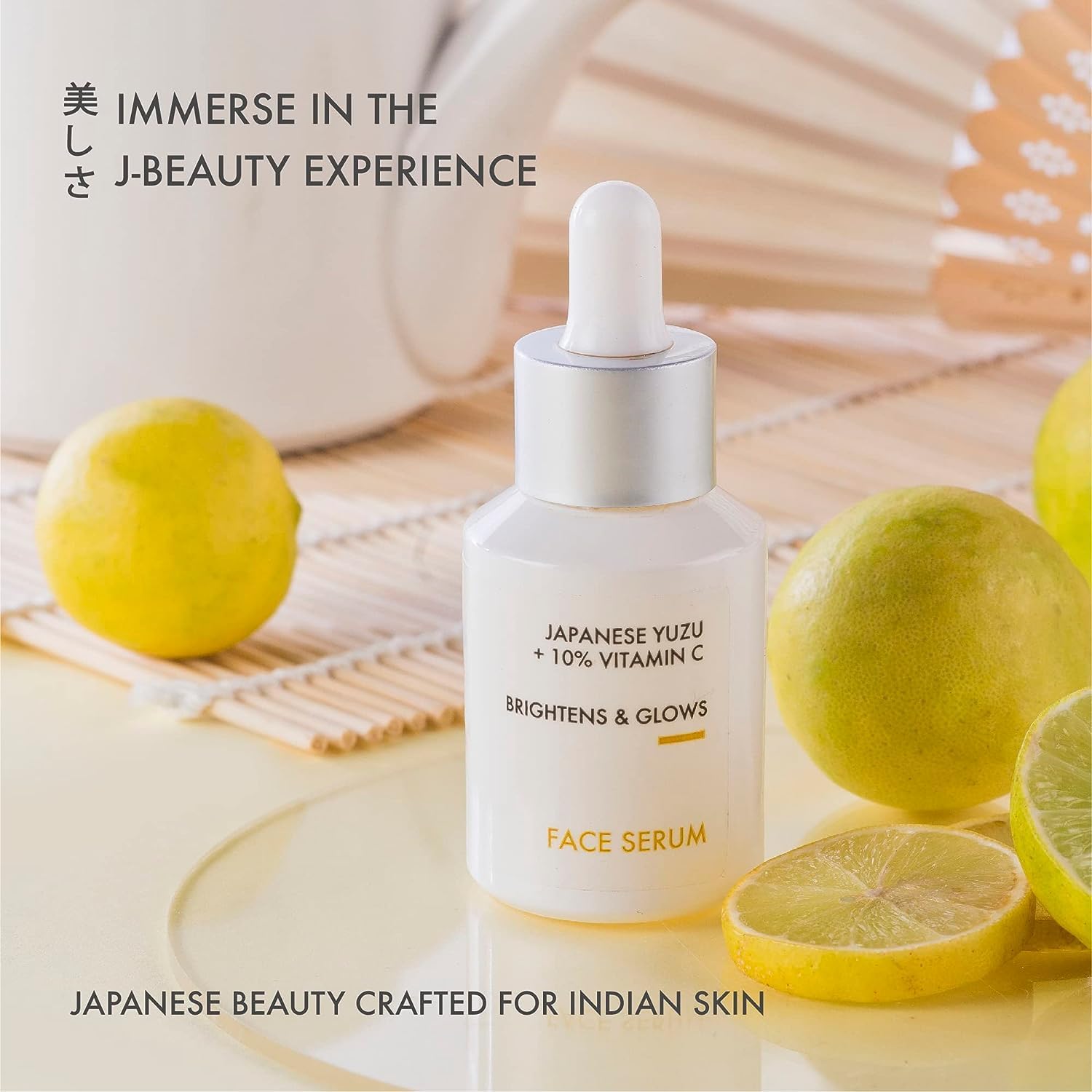 Suero facial Yuzu y 10% vitamina C  Ilumina y brilla  Todo tipo de piel  1.0 fl oz  1.01 fl oz