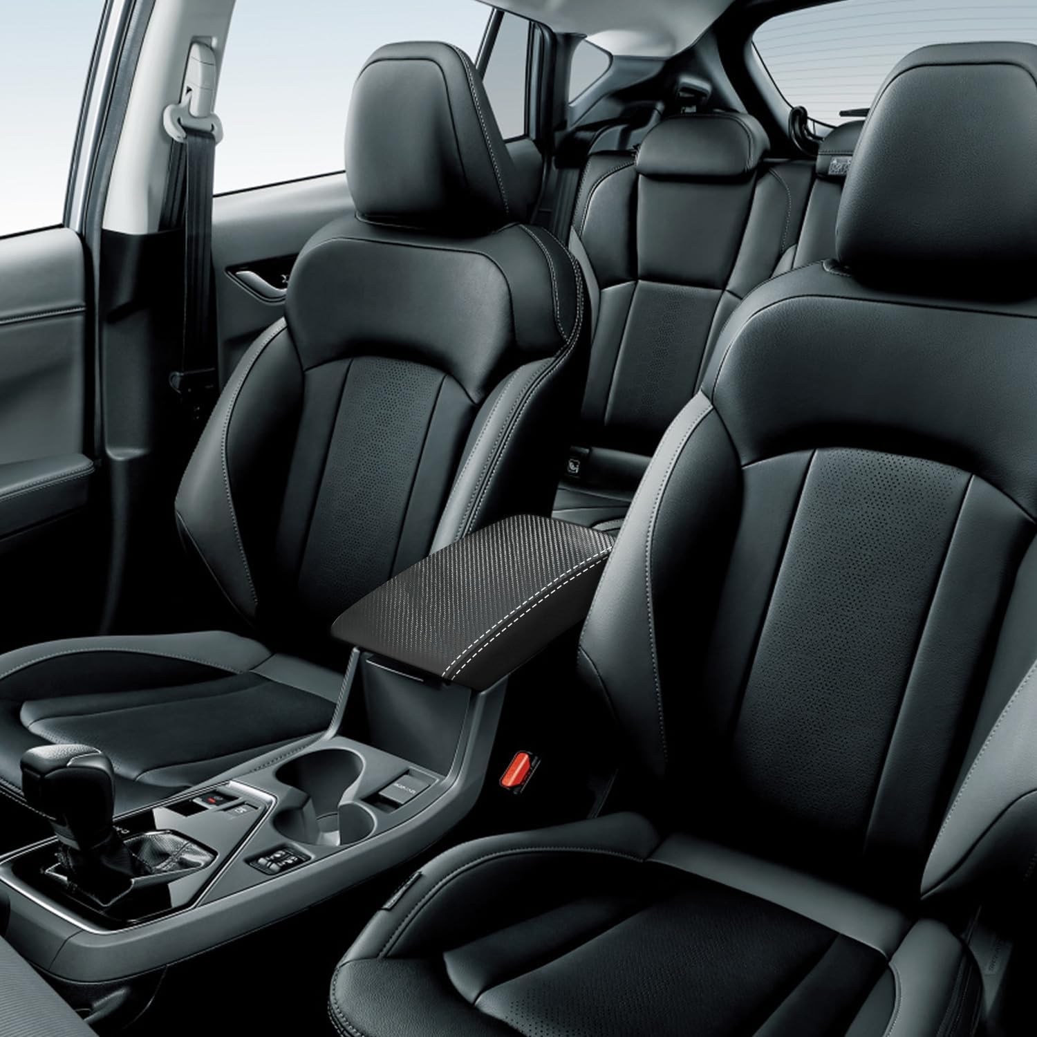 Funda para reposabrazos de consola central de automóvil para Subaru CrosstrekImpreza 2024 2025, de piel, antiarañazos, funda para reposabrazos