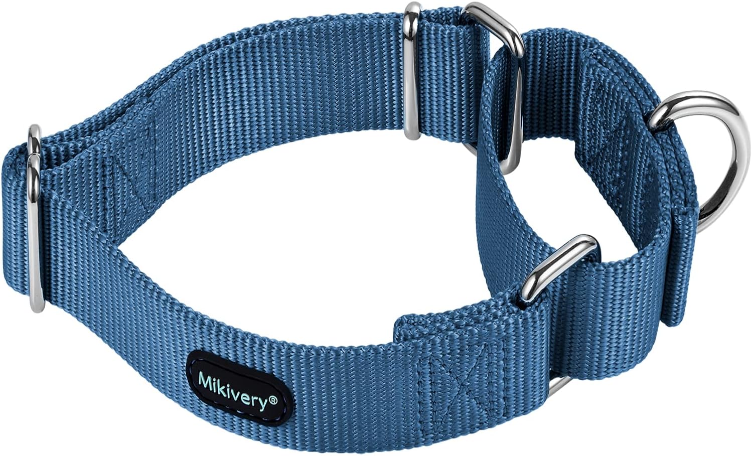 Mikivery Martingale – Collar de nailon ajustable y de seguridad para entrenamiento de seguridad, coloridos y cómodos collares para mascotas con