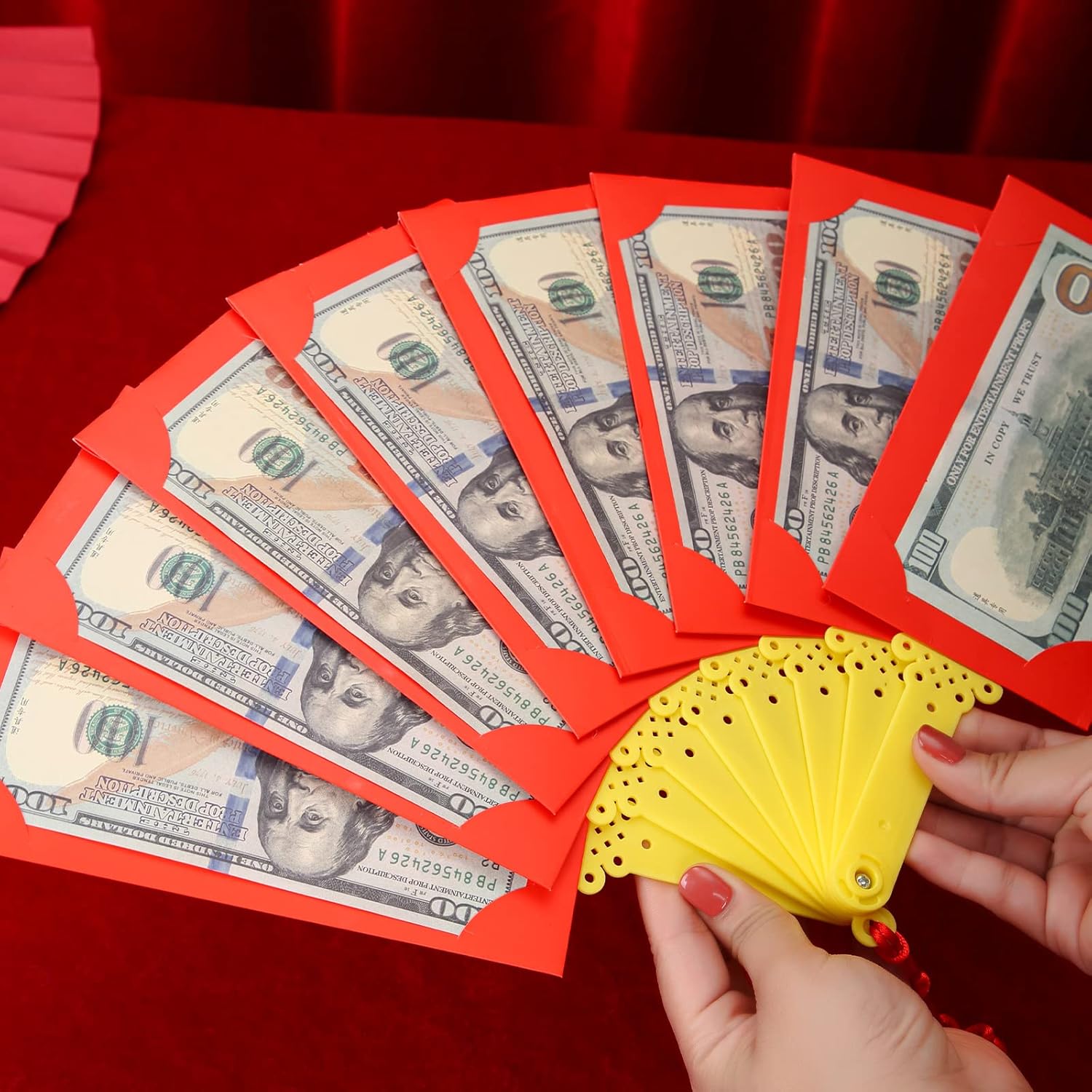 Sobres rojos chinos 2024 Año del Dragón Paquete rojo Festival de primavera Paquetes de dinero de la suerte para sobres de dinero de la suerte Boda