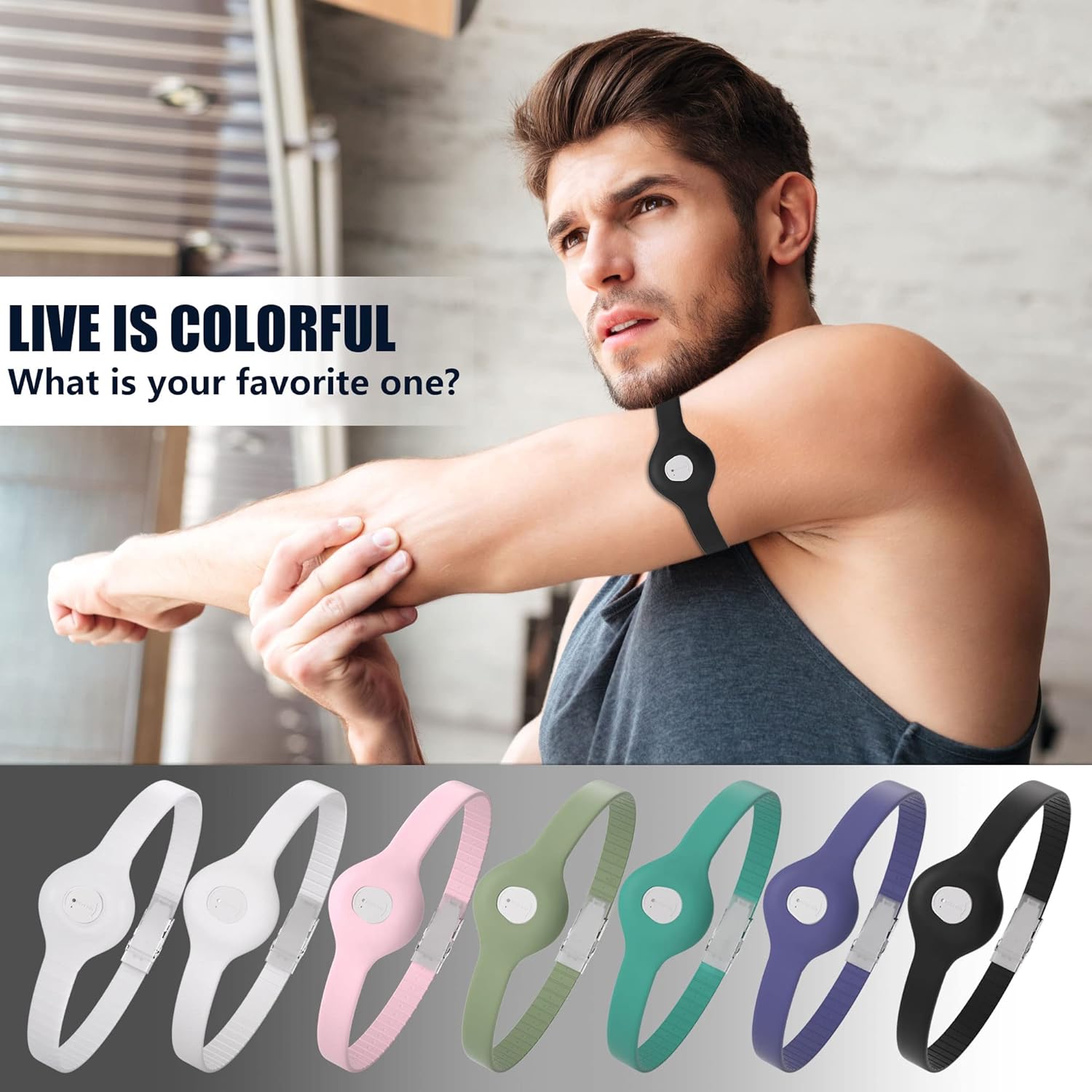 Divoti CGM – Brazalete con cubierta de sensor de glucosa continua compatible con Dexcom G7, ajuste de ajuste a ajuste, verde menta