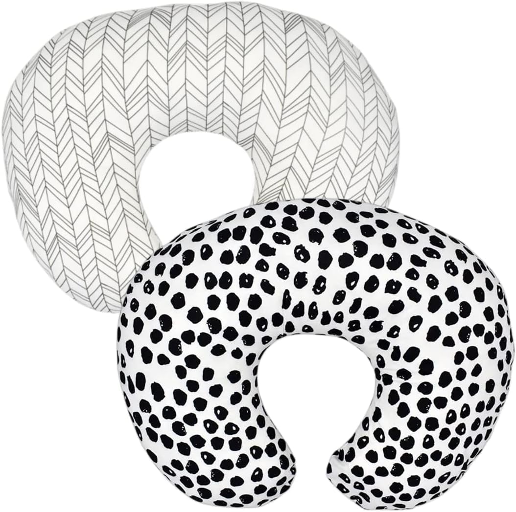 Paquete de 2 fundas de almohada de lactancia, fundas de almohada de lactancia para madres que amamantan, funda de almohada para lactancia materna,