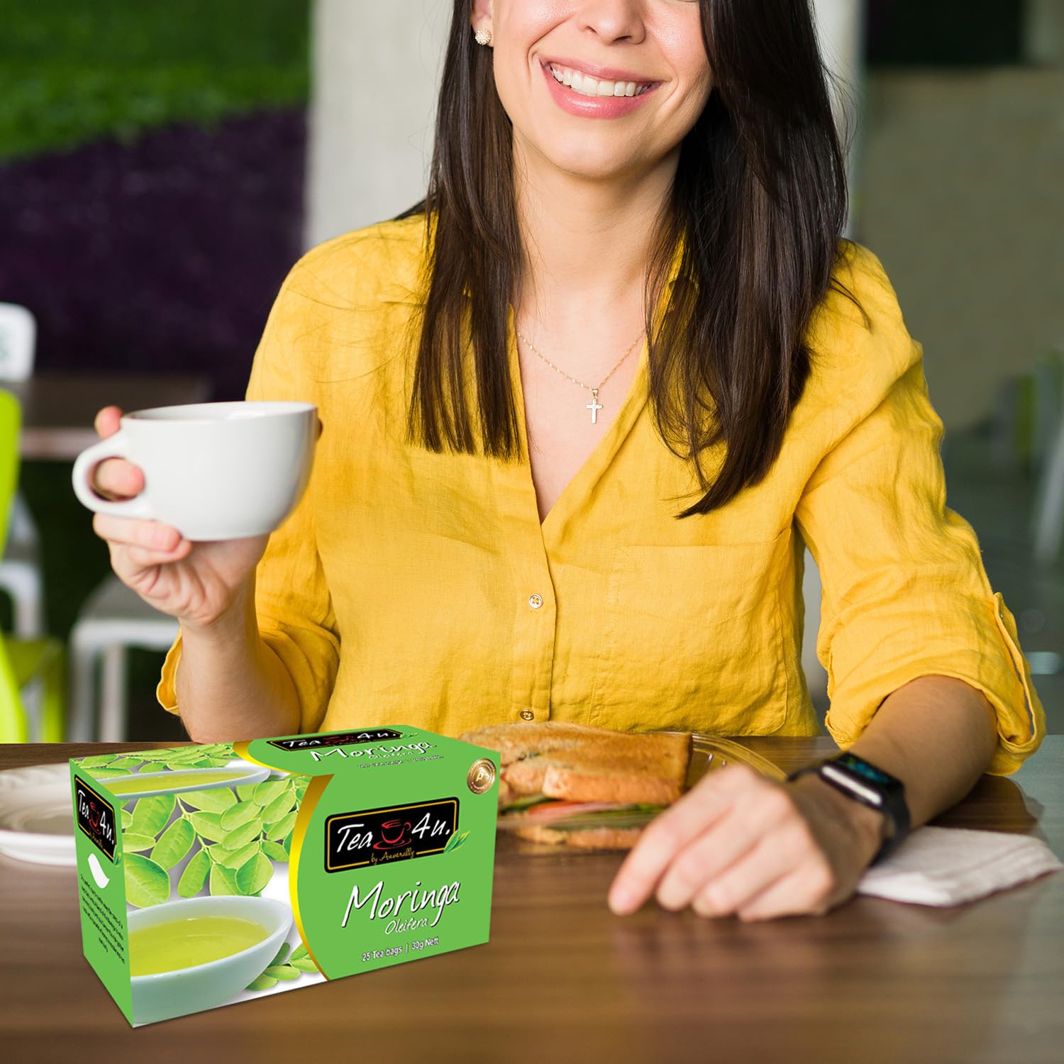 Bolsas de té, 25 unidades, de Moringa Oleifera