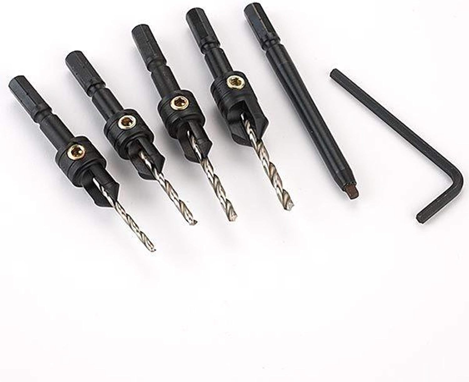 Snappy Tools – Juego de 4 brocas avellanadoras compatibles con mandriles Centrotec Festool