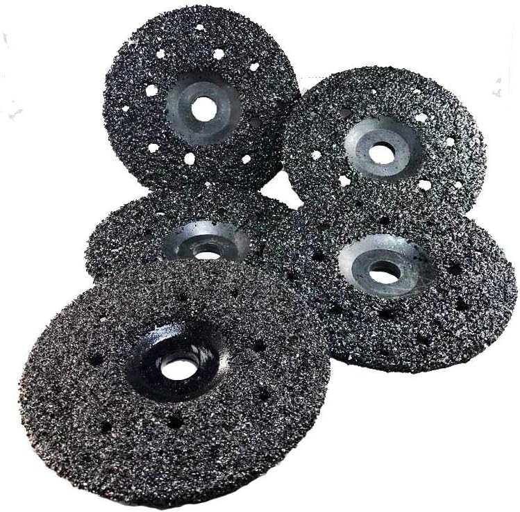 Paquete de 5 discos Ultra Wheels GRIT 16 de carburo de silicio resistentes 78″-11 – Diámetro 7″