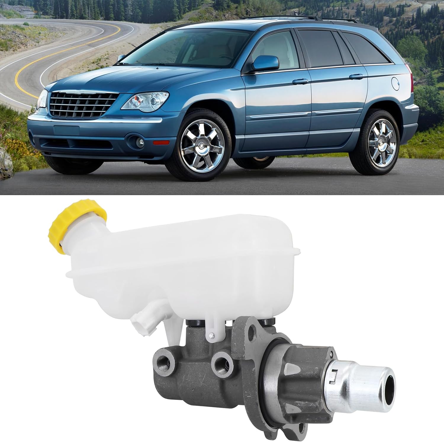 Cilindro maestro de freno compatible con Dodge Grand Caravan 2009-2013, Chrysler Pacifica 2007-2008, Town & Country 2009-2013, Volkswagen Routan