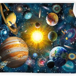 Manta de planeta del sistema solar, manta cálida y ultrasuave de microforro polar para cama, sofá, sala de estar Manta de planeta del sistema solar, manta cálida y ultrasuave de microforro polar para cama, sofá, sala de estar
