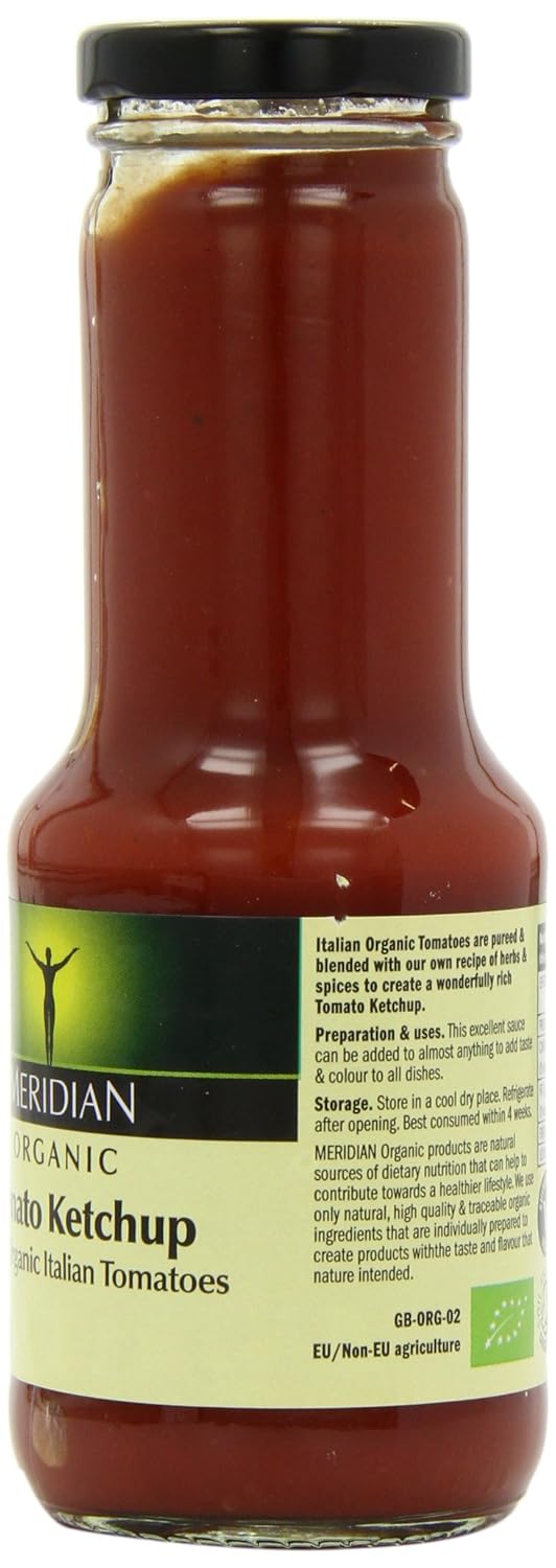 Meridian Organic Tomato Ketchup 10.05oz (Pack de 6)