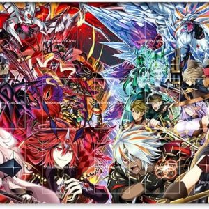 Alfombra de juego Mlikemat Fallen of Albaz Dogmatika Ecclesia Tri-Brigade Kitt TCG CCG OCG Trading Card Game Mat con zonas + bolsa gratis Alfombra de juego Mlikemat Fallen of Albaz Dogmatika Ecclesia Tri-Brigade Kitt TCG CCG OCG Trading Card Game Mat con zonas + bolsa gratis