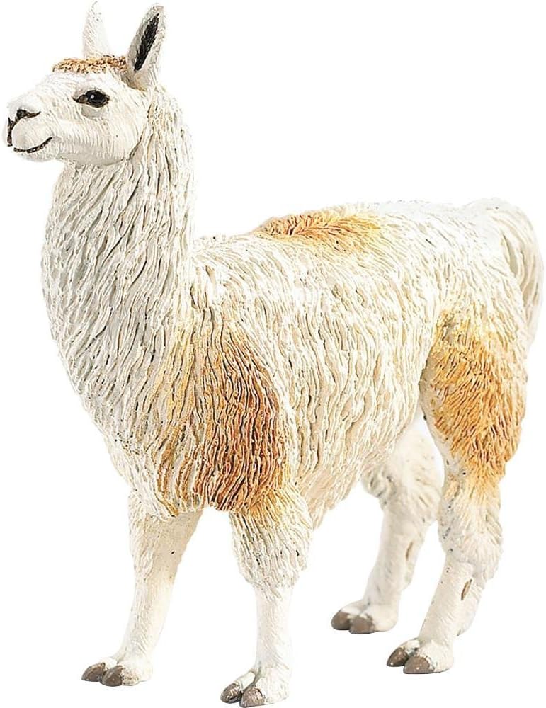 Safari Ltd. Figura de llama  Figura realista pintada a mano de 4 pulgadas modelo  Juguete educativo y divertido para niños, niñas y niños a partir