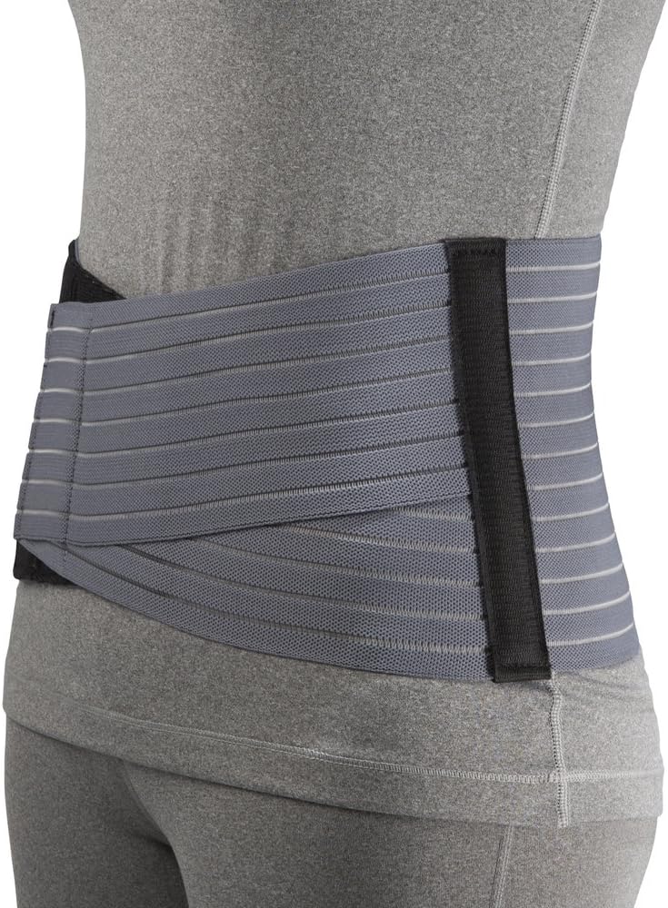 OTC Lower Back Select Series Soporte lumbosacro para mujer, gris, talla XL