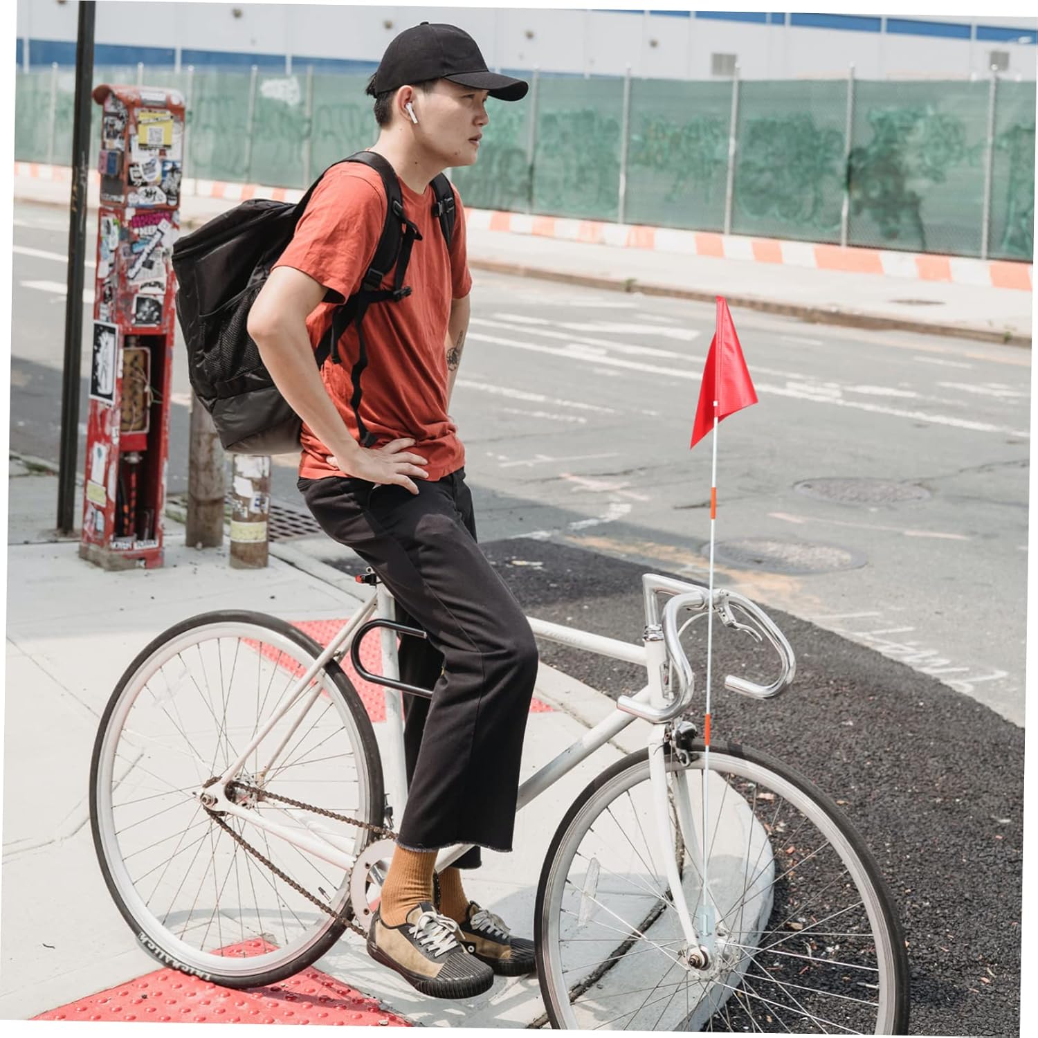 Yardwe 10 juegos de mástil de bandera de bicicleta, bicicletas eléctricas para niños, bicicletas profesionales, bandera para manillar de bicicleta,