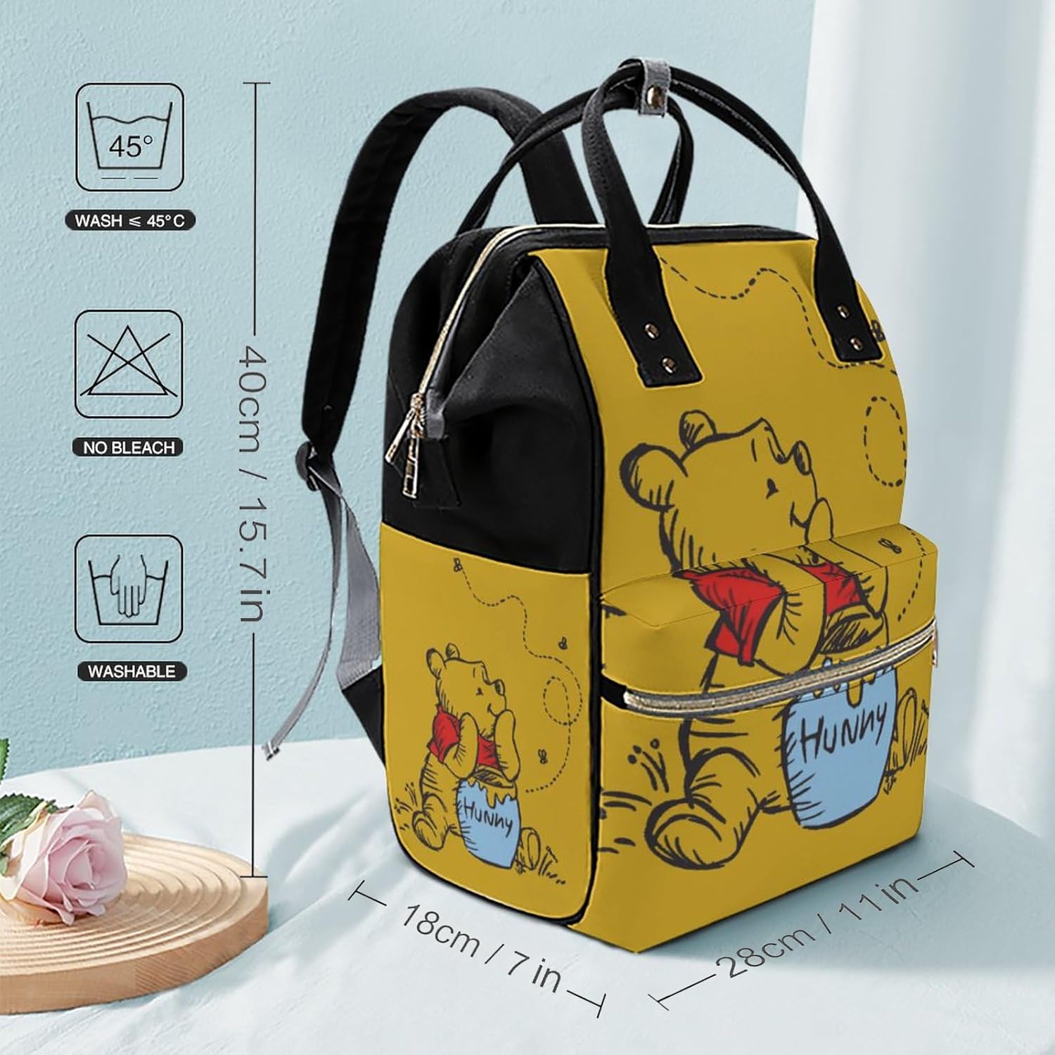 Mochila para pañales para mujer, estilo 4, Mochilas de viaje