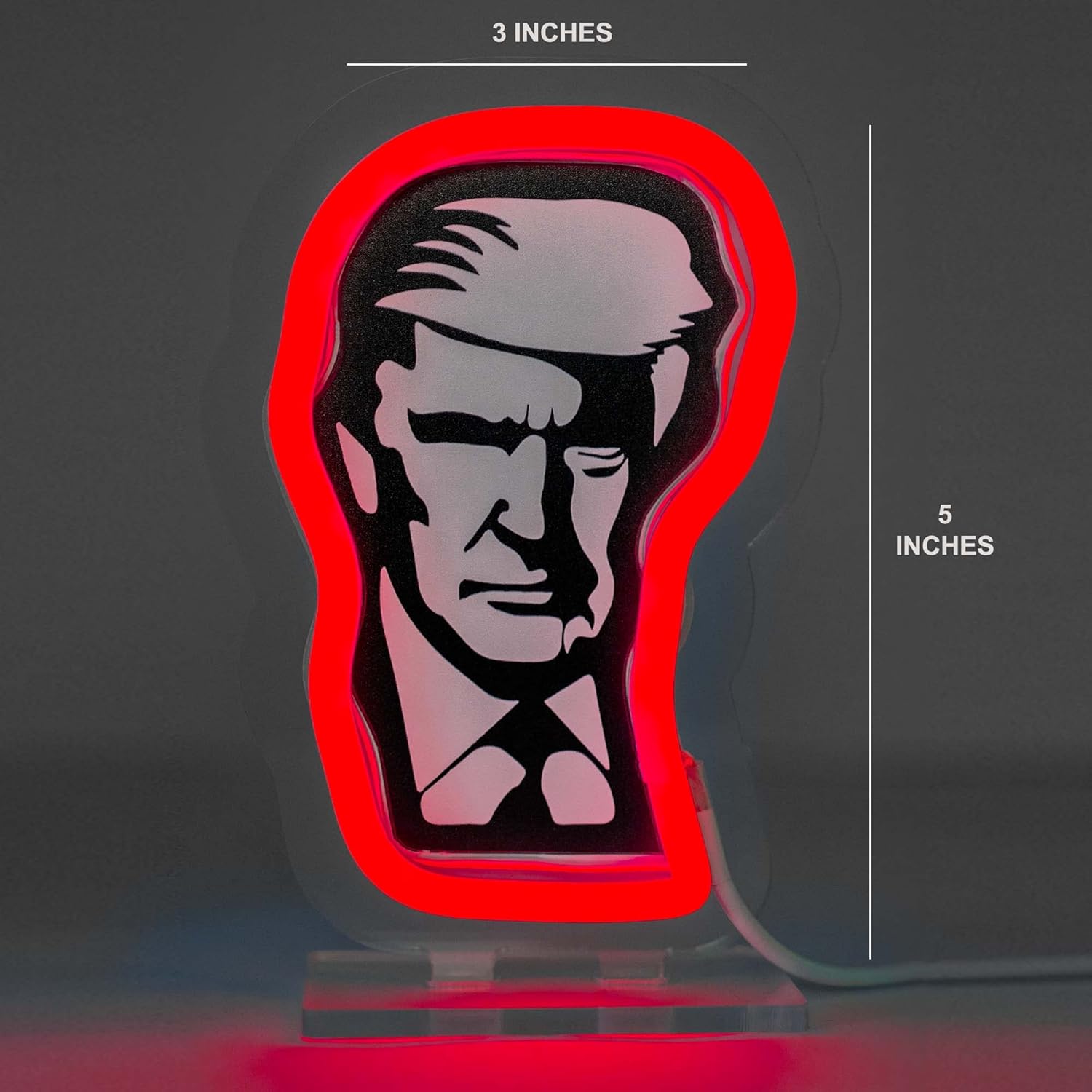M2A Trump – Letrero LED de neón para decoración de sala de estar, luces nocturnas decorativas para dormitorio, cueva de hombre, bar, club,